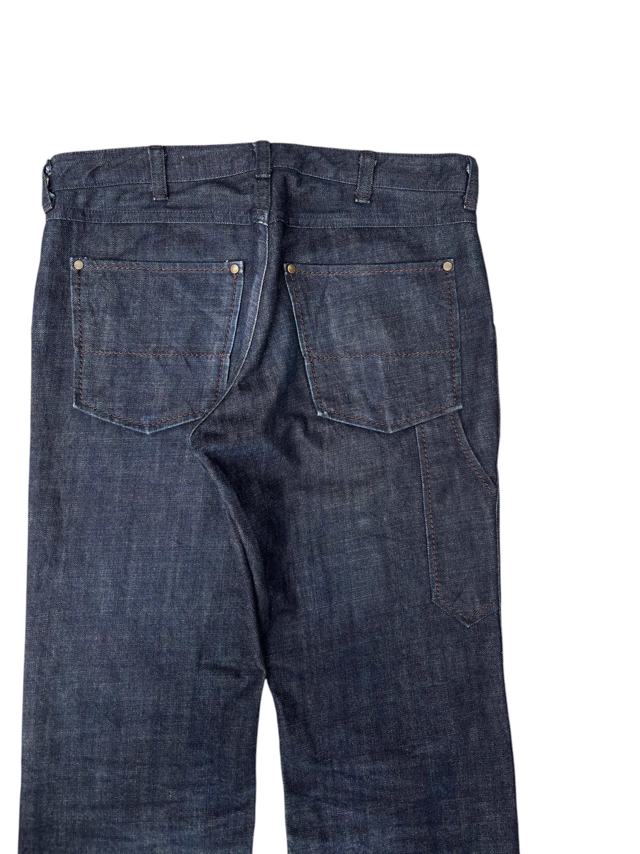 Number (N)ine Number Nine Kooks Indigo Heavyweight Denim Work Pants JAPAN Size US 32 / EU 48 - 6 Thumbnail