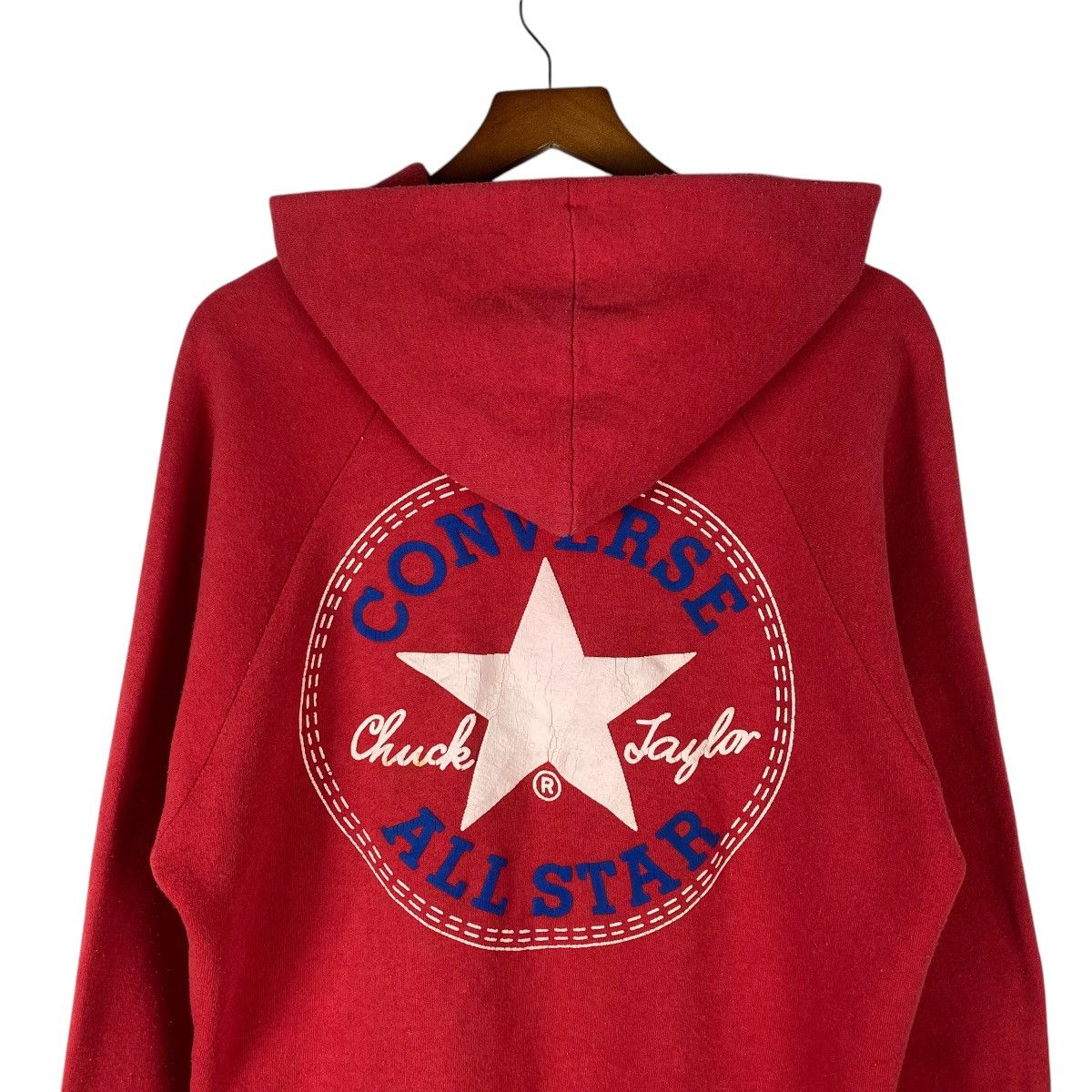 Converse × Vintage Vintage Made in USA Converse Classic Logo Hoodie Size US XL / EU 56 / 4 - 3 Thumbnail