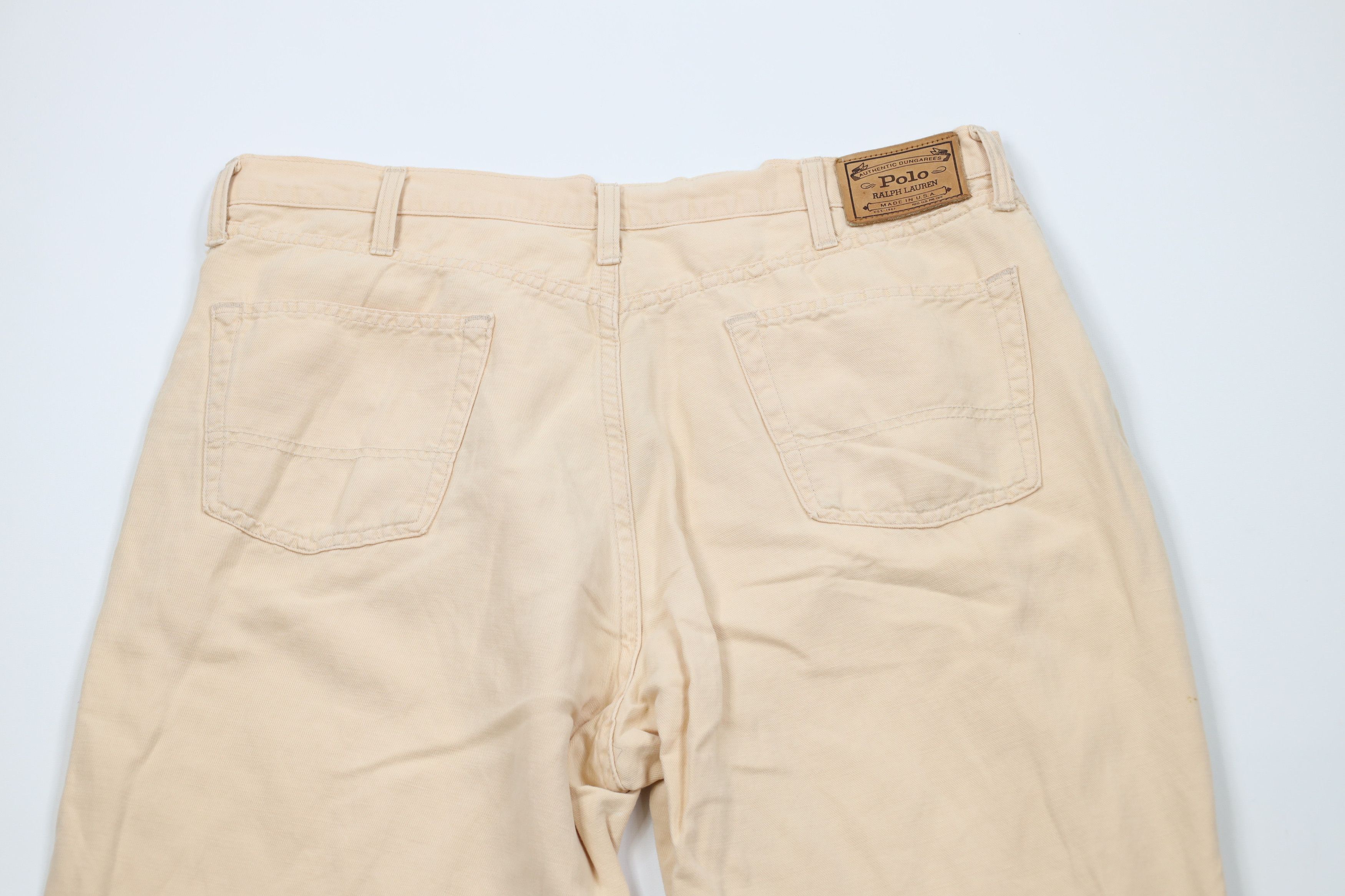 Ralph Lauren Vintage 80s 90s Ralph Lauren Relaxed Fit Jeans Peach USA Size US 38 / EU 54 - 12 Thumbnail