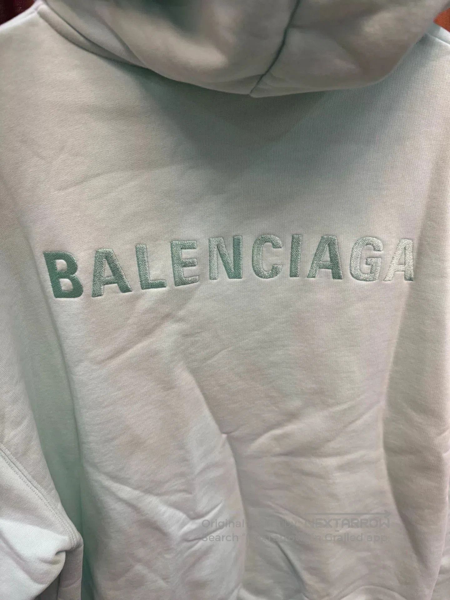 Balenciaga Balenciaga Embroidered Green Hoodie. Size US XS / EU 42 / 0 - 6 Thumbnail