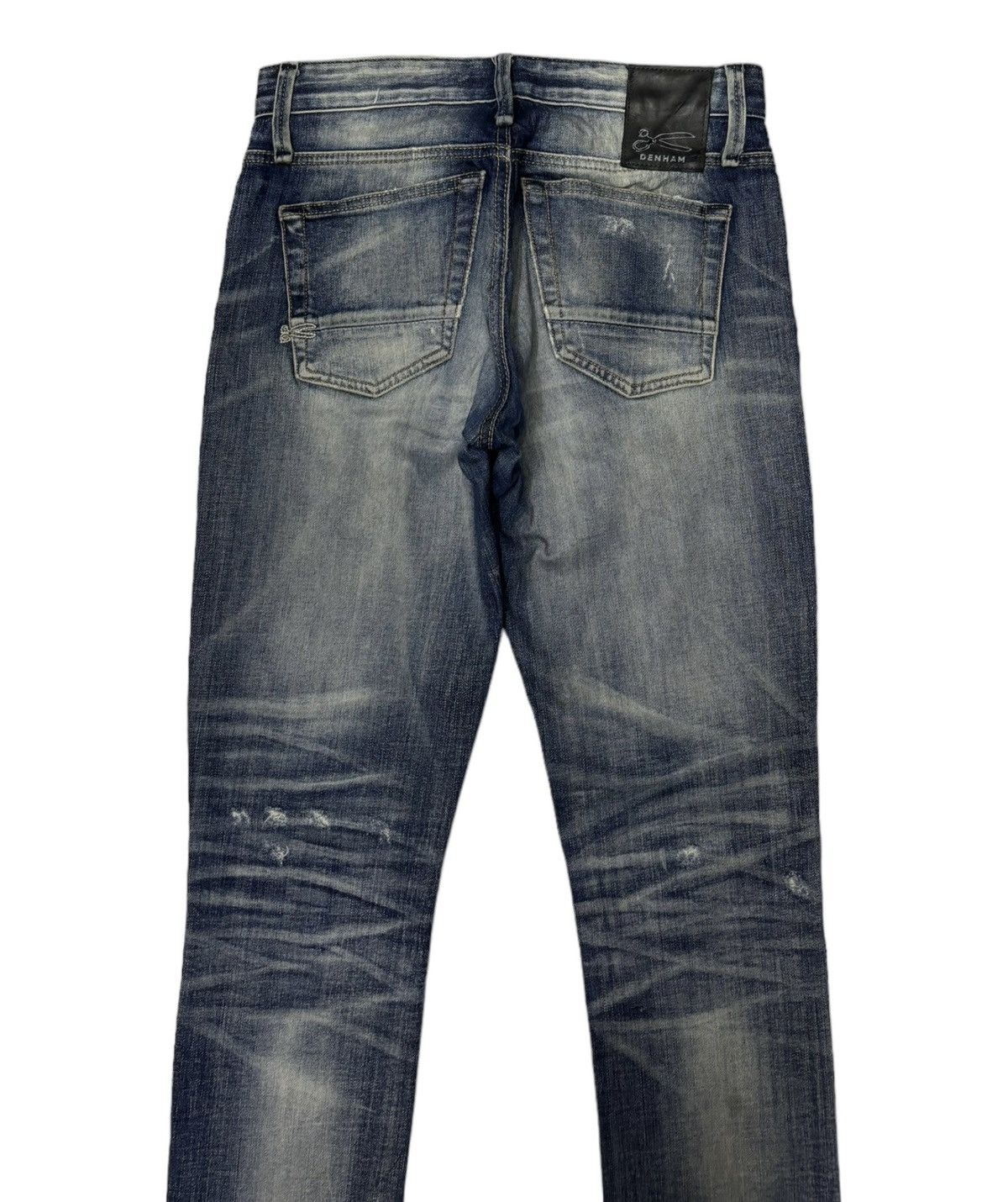 DENHAM DENHAM RAZOR SLIM FIT DISTRESSED DENIM JEANS Size US 29 - 6 Thumbnail