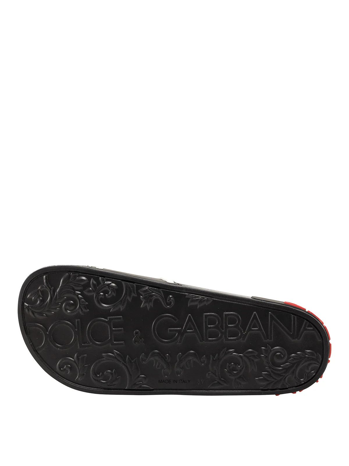 Dolce & Gabbana o1y0925 Slippers in Black/White Size US 5.5 / IT 35.5 - 4 Thumbnail