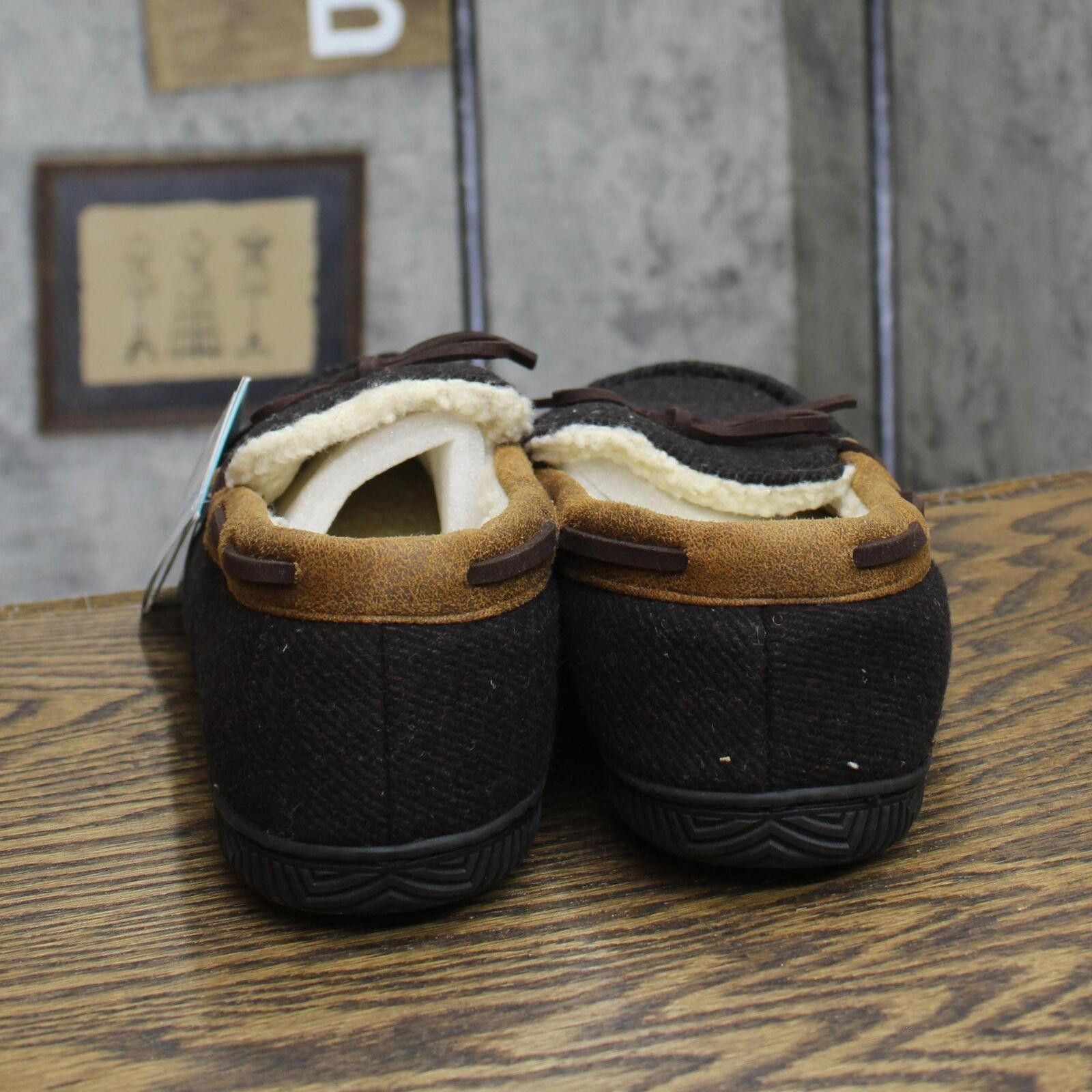 Designer NWT Rockdove Sherpa Lined Moccasin Slipper Coffee Brown 10 Size US 10 / EU 43 - 4 Thumbnail