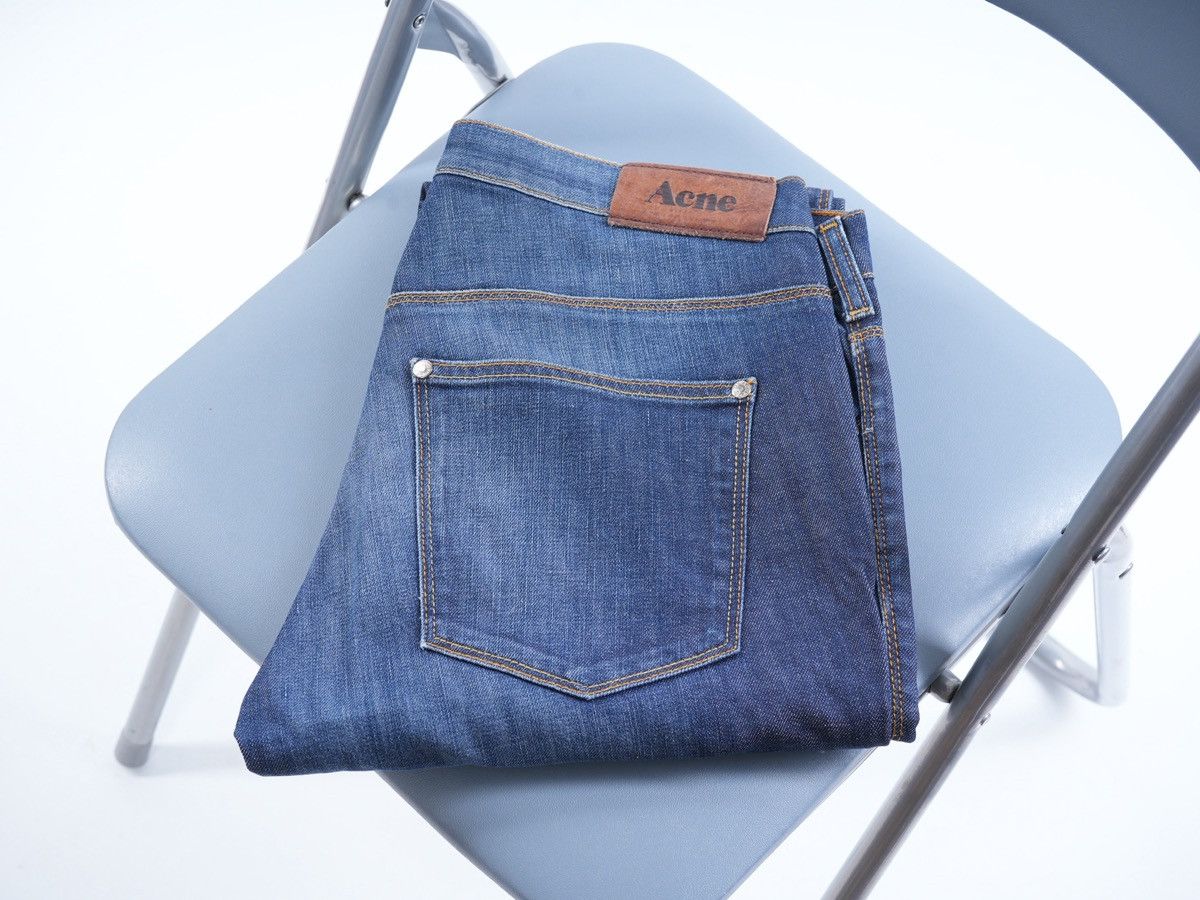 Acne Studios Acne Max / Low Jeans Men 33/32 blue faded Size US 33 - 1 Thumbnail