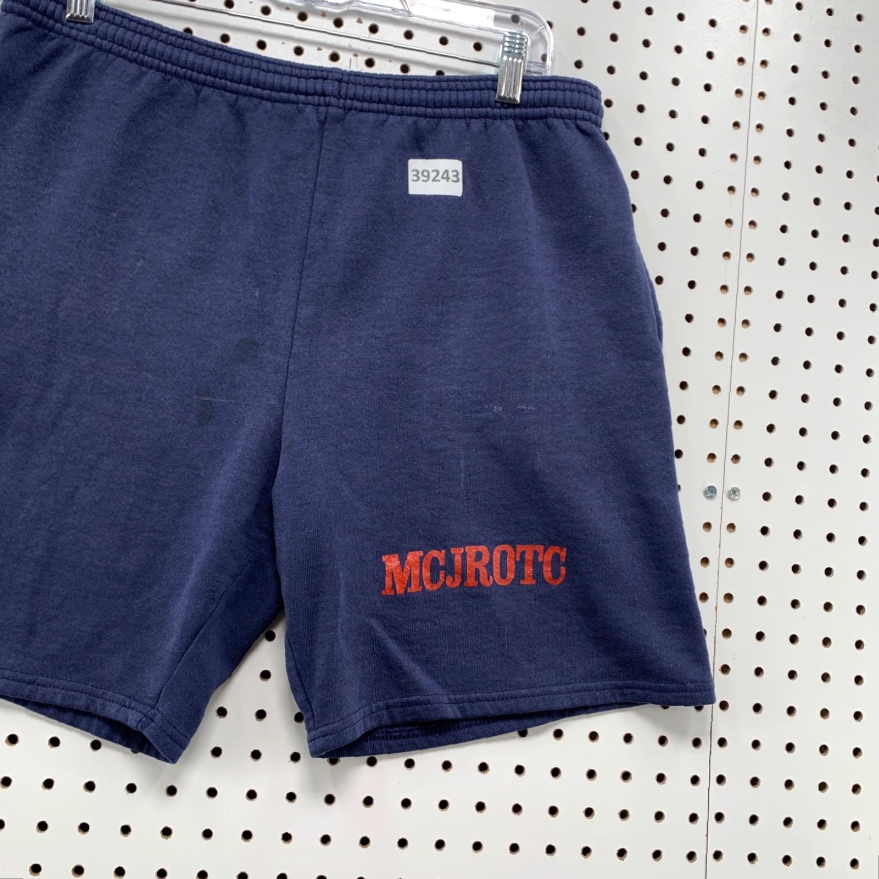 Jerzees VINTAGE Jerzees MCJROTC Sweat Shorts Mens Large 32x7 Blue Fleece Military USA Shorts Mens Large Blue 1990s MCJROTC Size US 33 - 5 Thumbnail