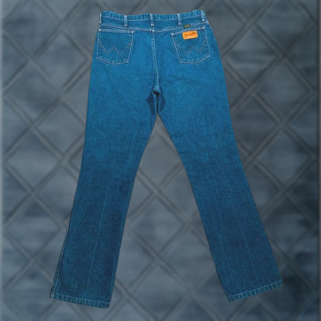 Wrangler VINTAGE Wrangler Blue Bell Jeans Western Cowboy 38x36 Regular Mens Blue Denim 5-Pocket 100% Cotton NWOT Size US 38 / EU 54 - 1 Thumbnail