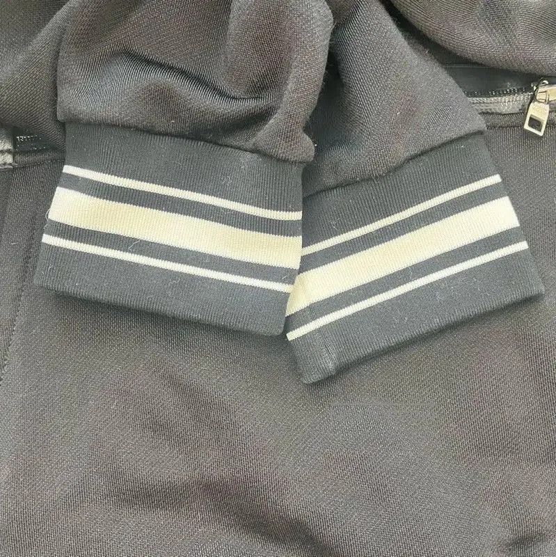 Alexander McQueen Alexander McQUEEN Black Striped Logo Hoodie . Size US XL / EU 56 / 4 - 5 Thumbnail