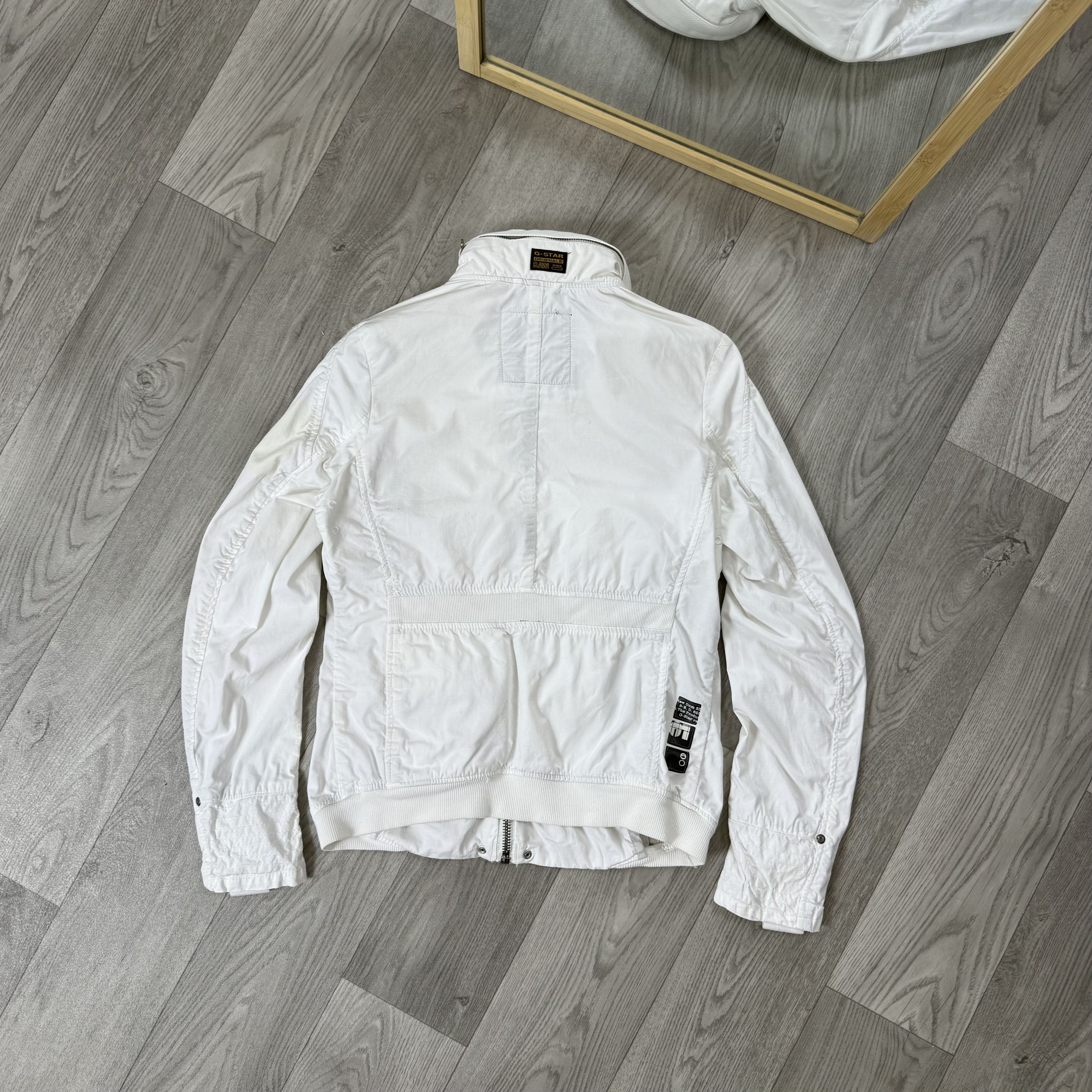G-Star Vintage G-Star Raw 90s White Women's Y2K Light Jacket S Size S / US 4 / IT 40 - 2 Thumbnail