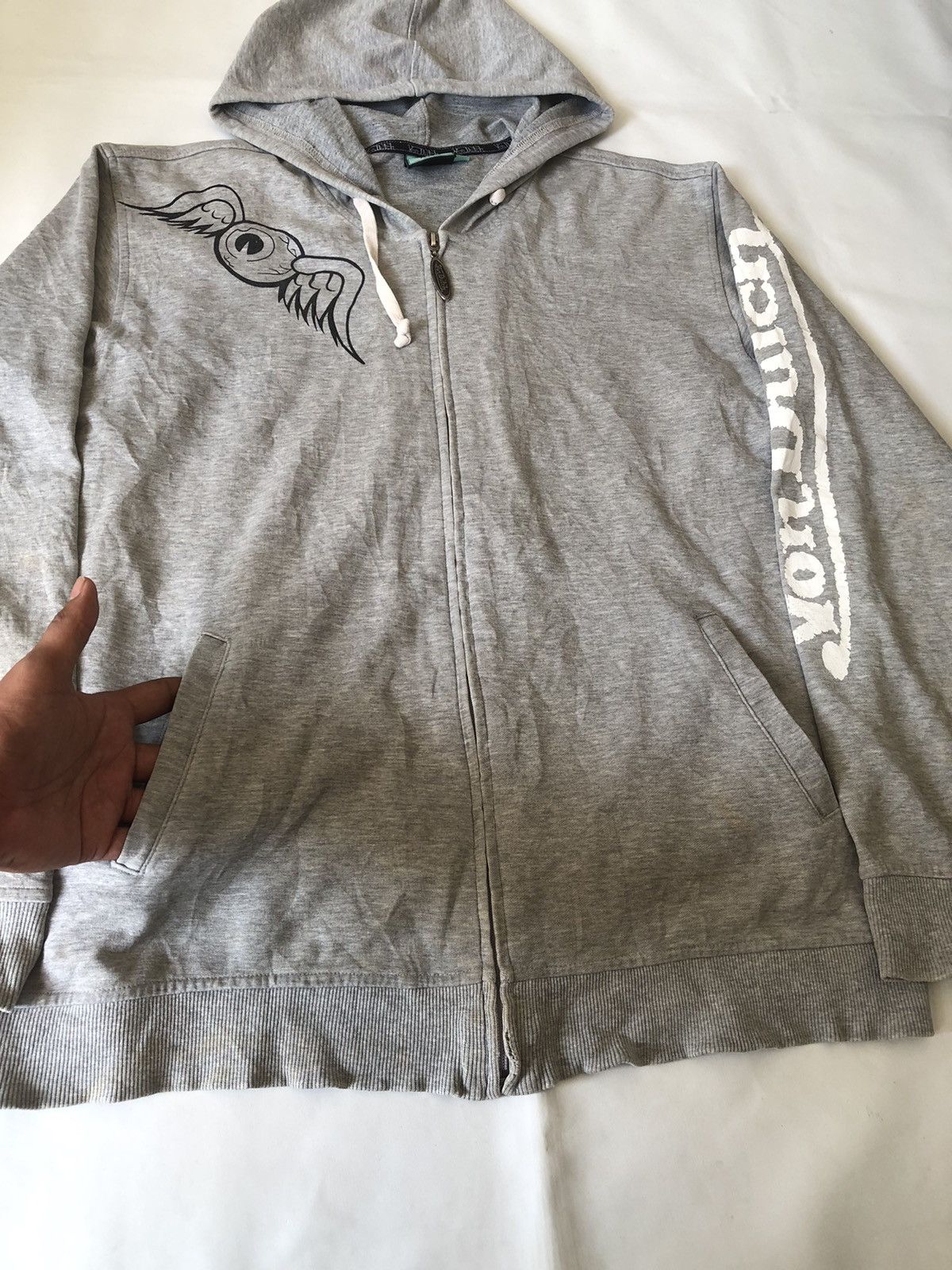 Hysteric Glamour × If Six Was Nine × Von Dutch Japan Von Dutch Zipper Hoodie Rock Punk Style Size US XL / EU 56 / 4 - 6 Thumbnail