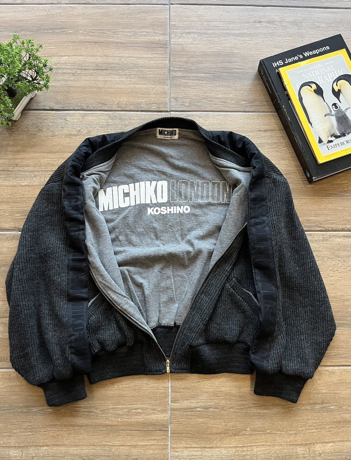 Michiko Koshino × Michiko Koshino London Michiko Koshino Reversible Sidetape Jacket Size US M / EU 48-50 / 2 - 1 Thumbnail