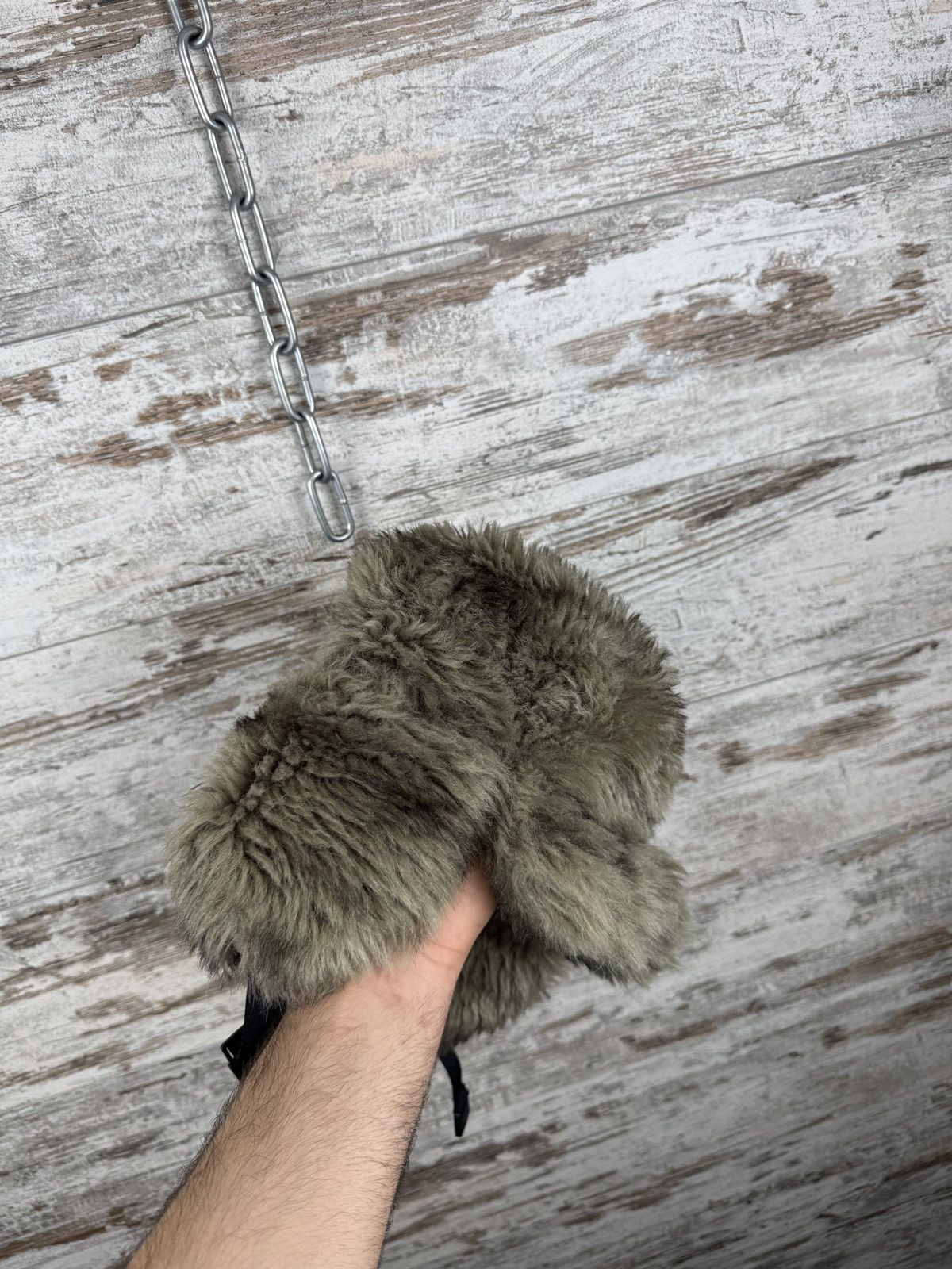 Lil Uzi Vert × Vintage Vintage Mask Fuzzy Faux Real Fur Trapper 90s USHANKA Mohair Size ONE SIZE - 3 Thumbnail