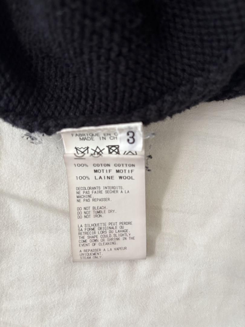 Yohji Yamamoto Yohji yamamoto BLACK Scandal spider knit HV-K37-080 Size US L / EU 52-54 / 3 - 3 Thumbnail