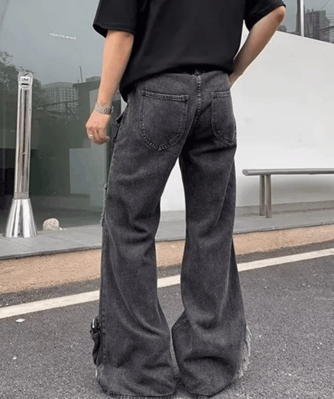 Japanese Brand Ropa Grunge Y2K Streetwear Jeans Size US 30 / EU 46 - 2 Thumbnail