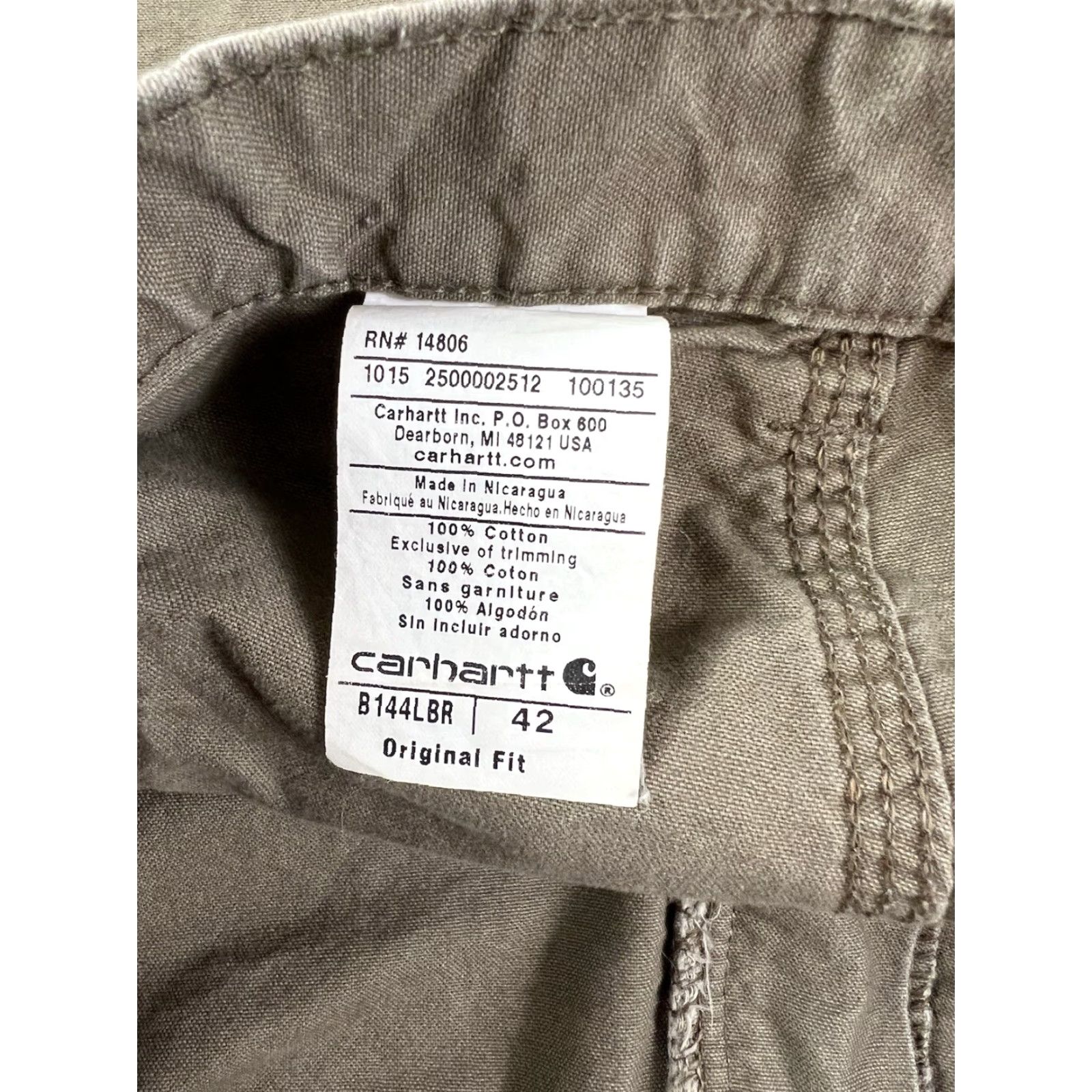 Carhartt VINTAGE Carhartt Brown 42 Cargo Shorts Canvas Workwear Mens 5-Pocket 8in Inseam Regular 90s Outdoor Size US 42 / EU 58 - 6 Thumbnail