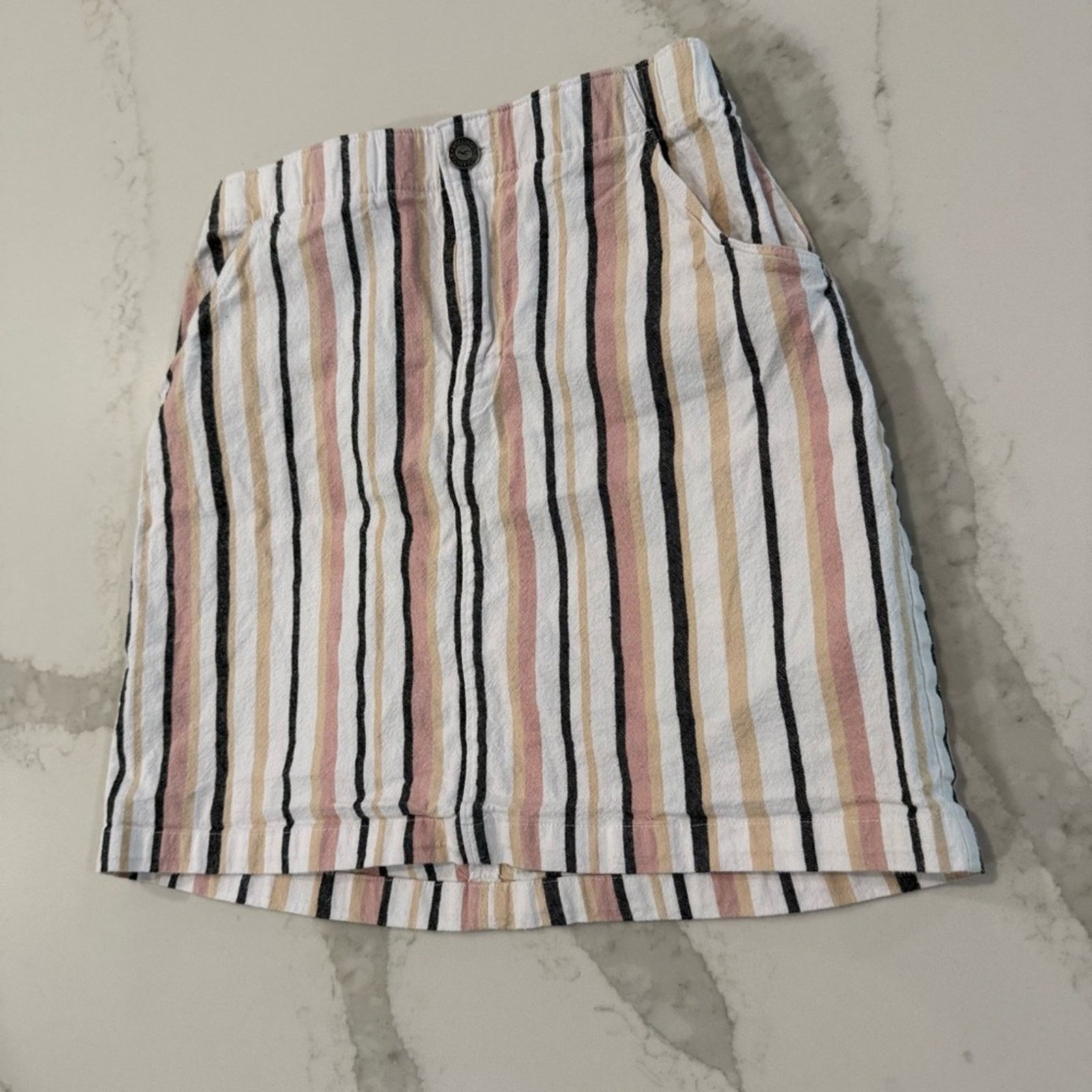 Hollister Hollister Ultra HighRise Striped Pencil Skirt Womens XS Size 26" / US 2 / IT 38 - 2 Thumbnail