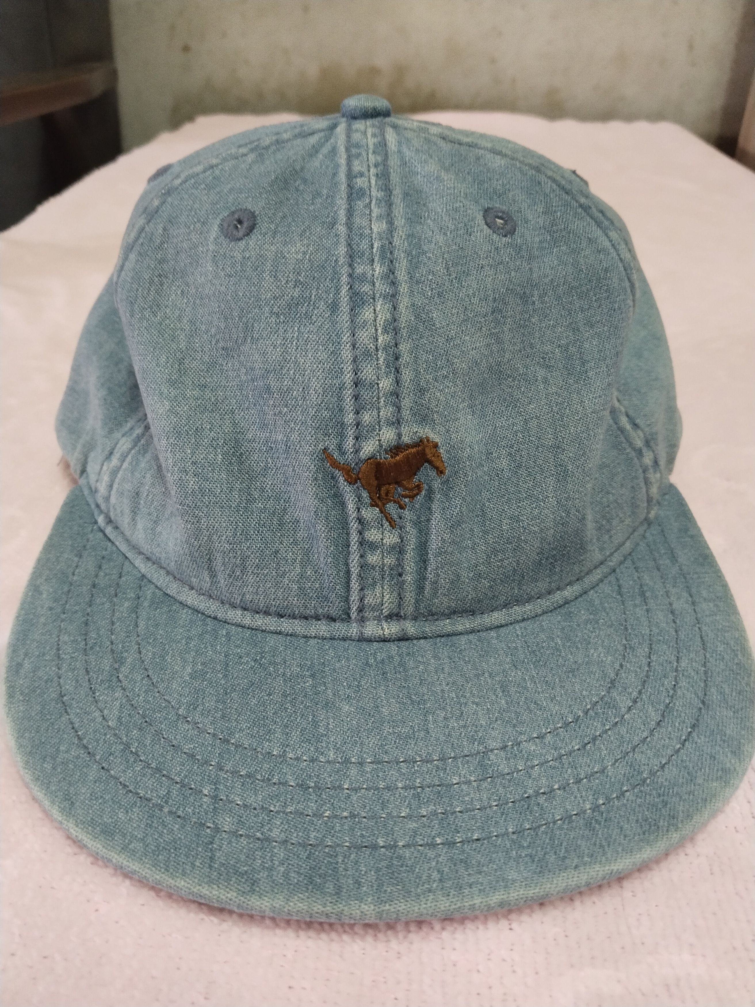 Wrangler VINTAGE WRANGLER DENIM POLO HAT CAP Size ONE SIZE - 2 Thumbnail
