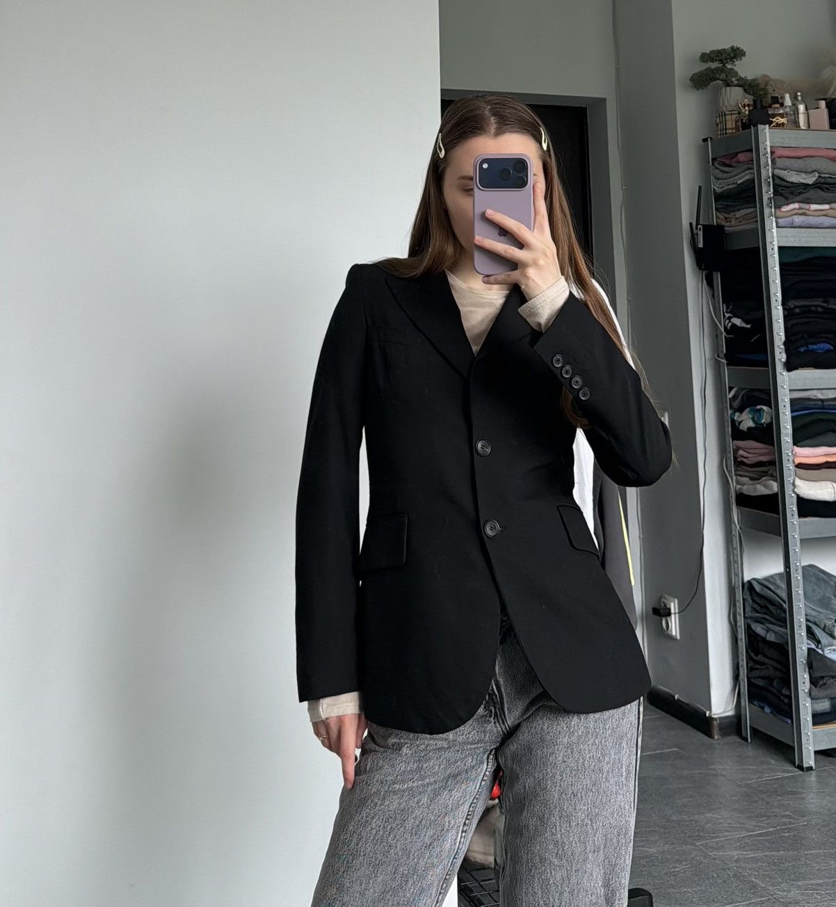 Gucci Blazers Gucci uniform vintage jacket small black womens Size XS / US 0-2 / IT 36-38 - 1 Thumbnail