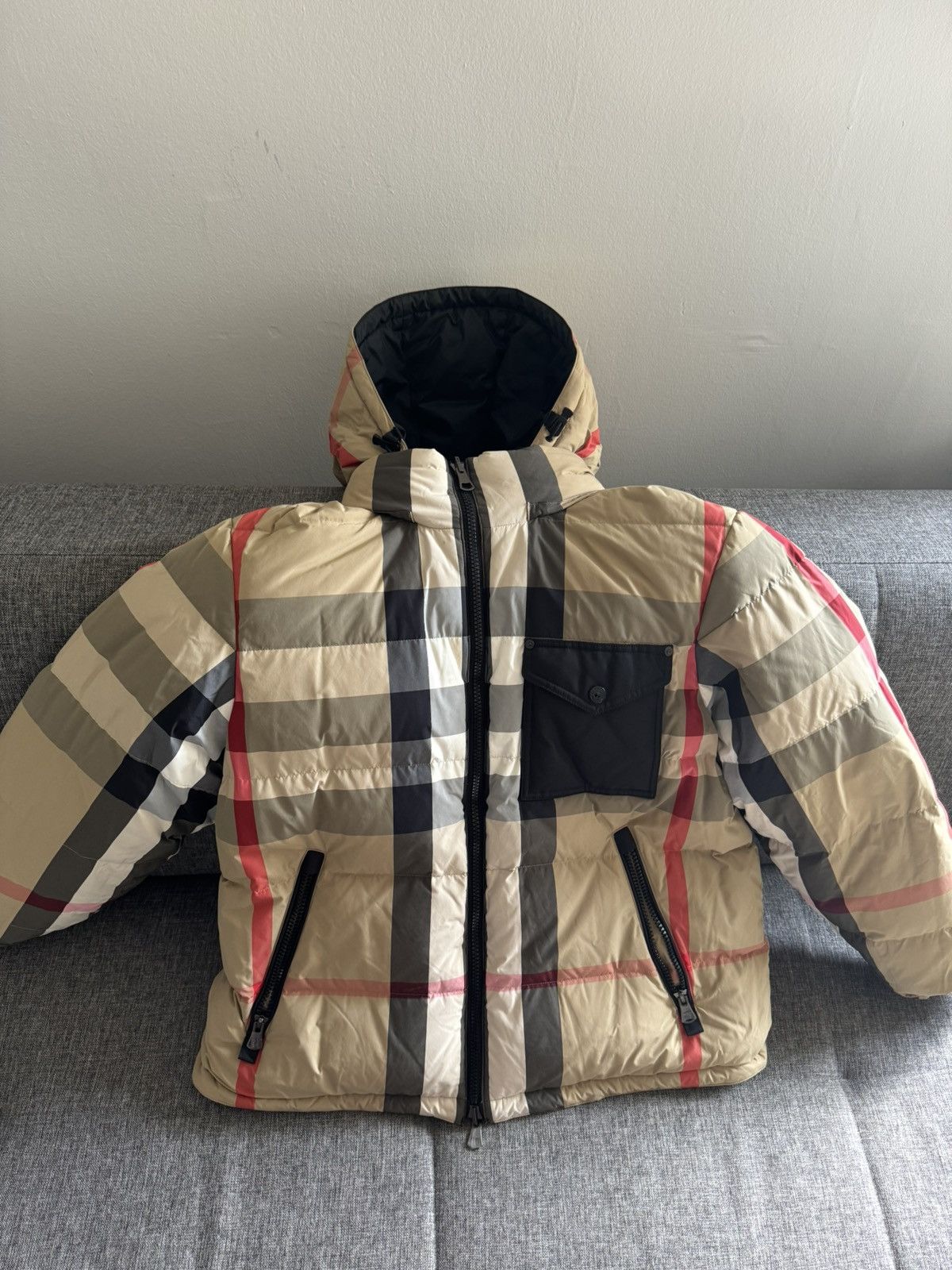 Burberry Burberry Reversible Puffer Jacket Size US XL / EU 56 / 4 - 1 Thumbnail