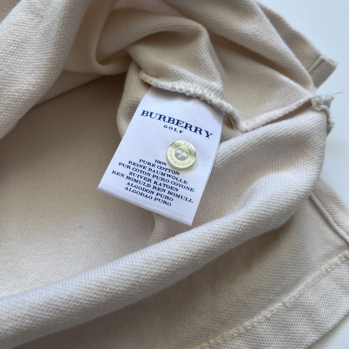Burberry × Vintage Burberry Golf vintage polo Size US L / EU 52-54 / 3 - 5 Thumbnail