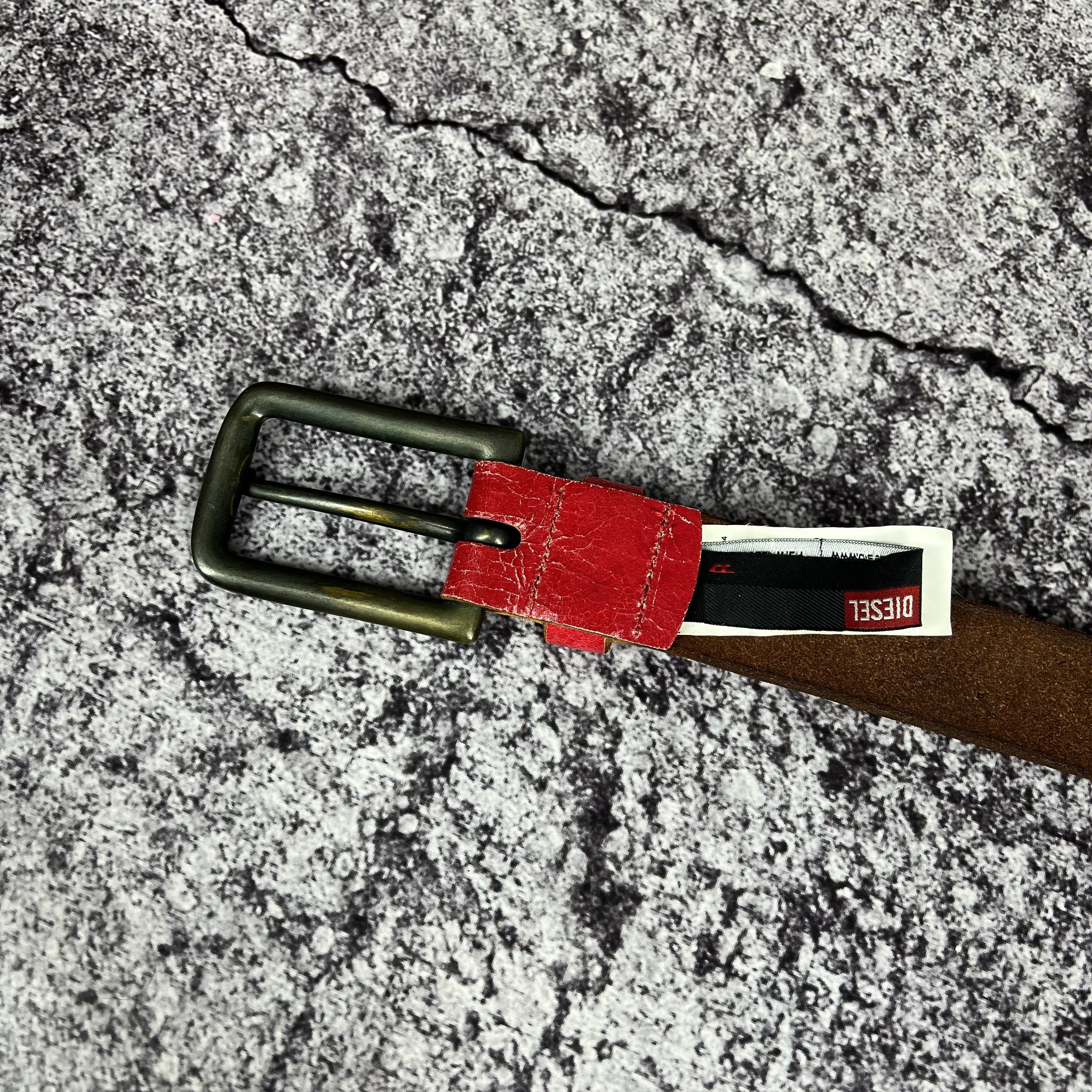 Diesel Diesel Belt Leather Made in Italy Size 90 Size ONE SIZE - 4 Thumbnail