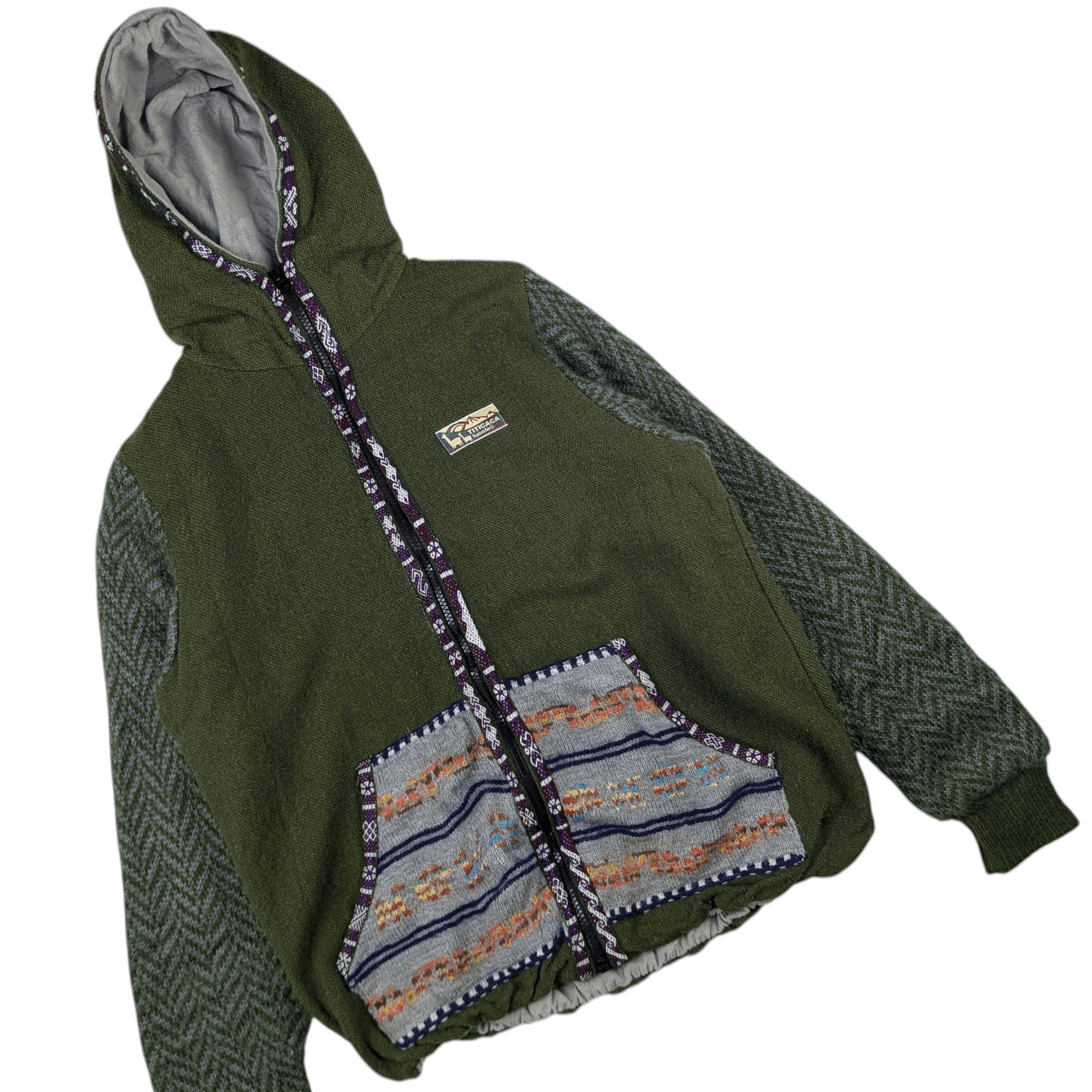 Japanese Brand TITICACA Multicolor Christmas Thanksgiving Wool Knit Hoodie Size US S / EU 44-46 / 1 - 5 Thumbnail