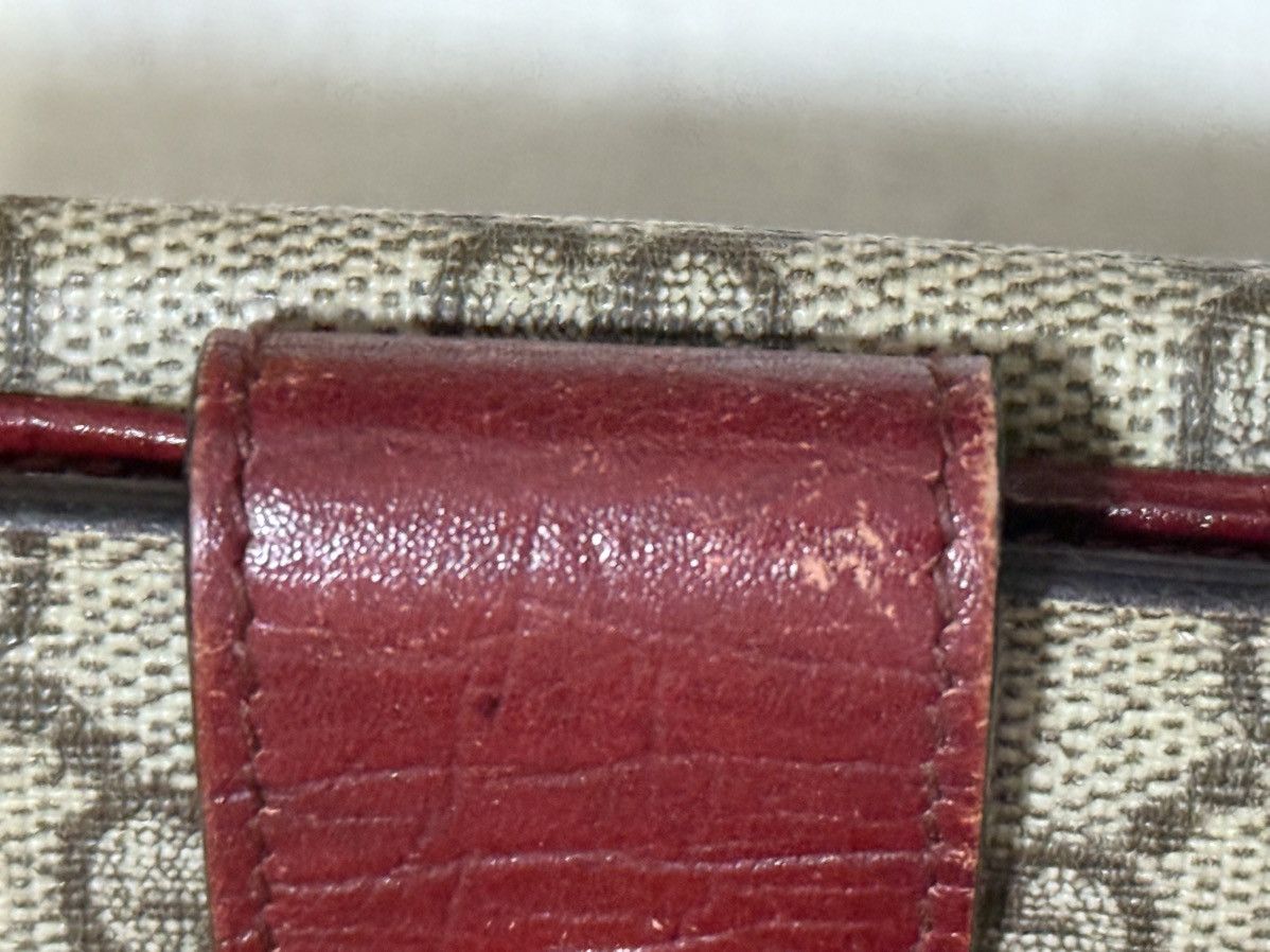Gucci Gucci Continental Wallet – GG Supreme / Red Leather Size ONE SIZE - 8 Thumbnail