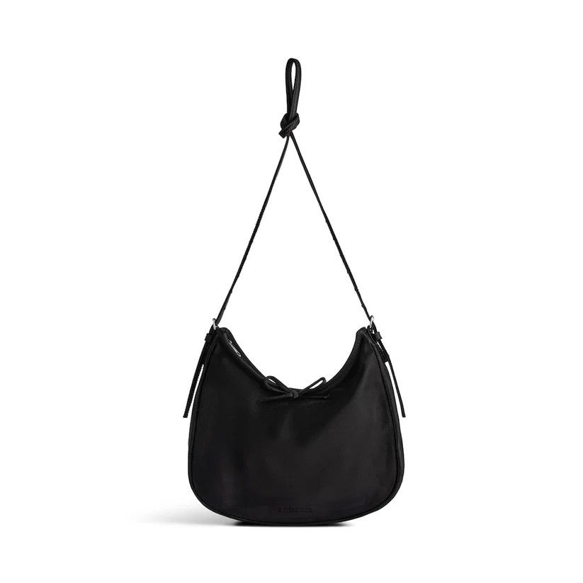 Balenciaga o1in1g0226 Size: OS / Leopolda Hobo Small Bag in Black Size ONE SIZE - 1 Thumbnail