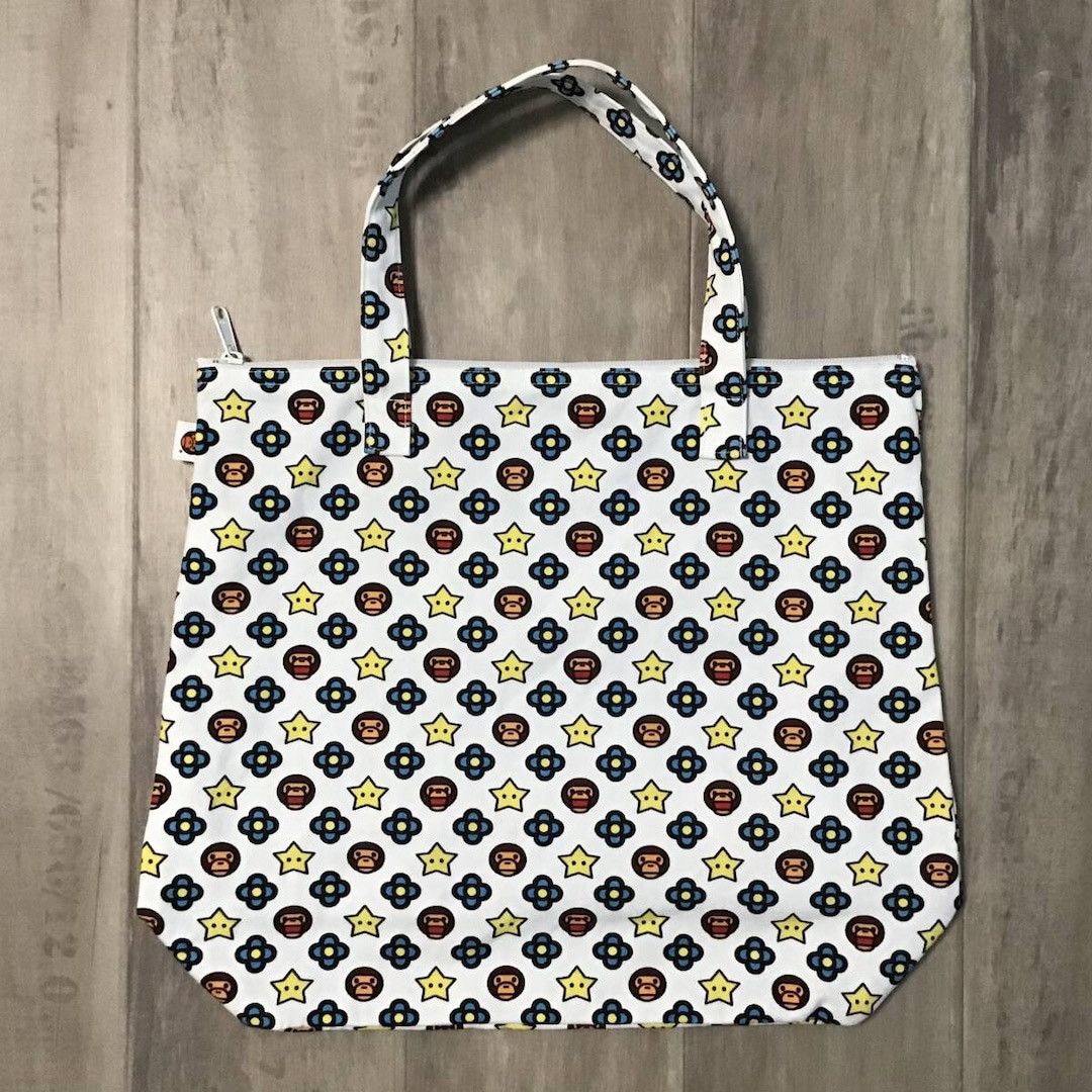 Bape 🔥Vintage🔥 BAPE Milo Monogram Tote Bag a bathing ape NIGO Size ONE SIZE - 4 Thumbnail
