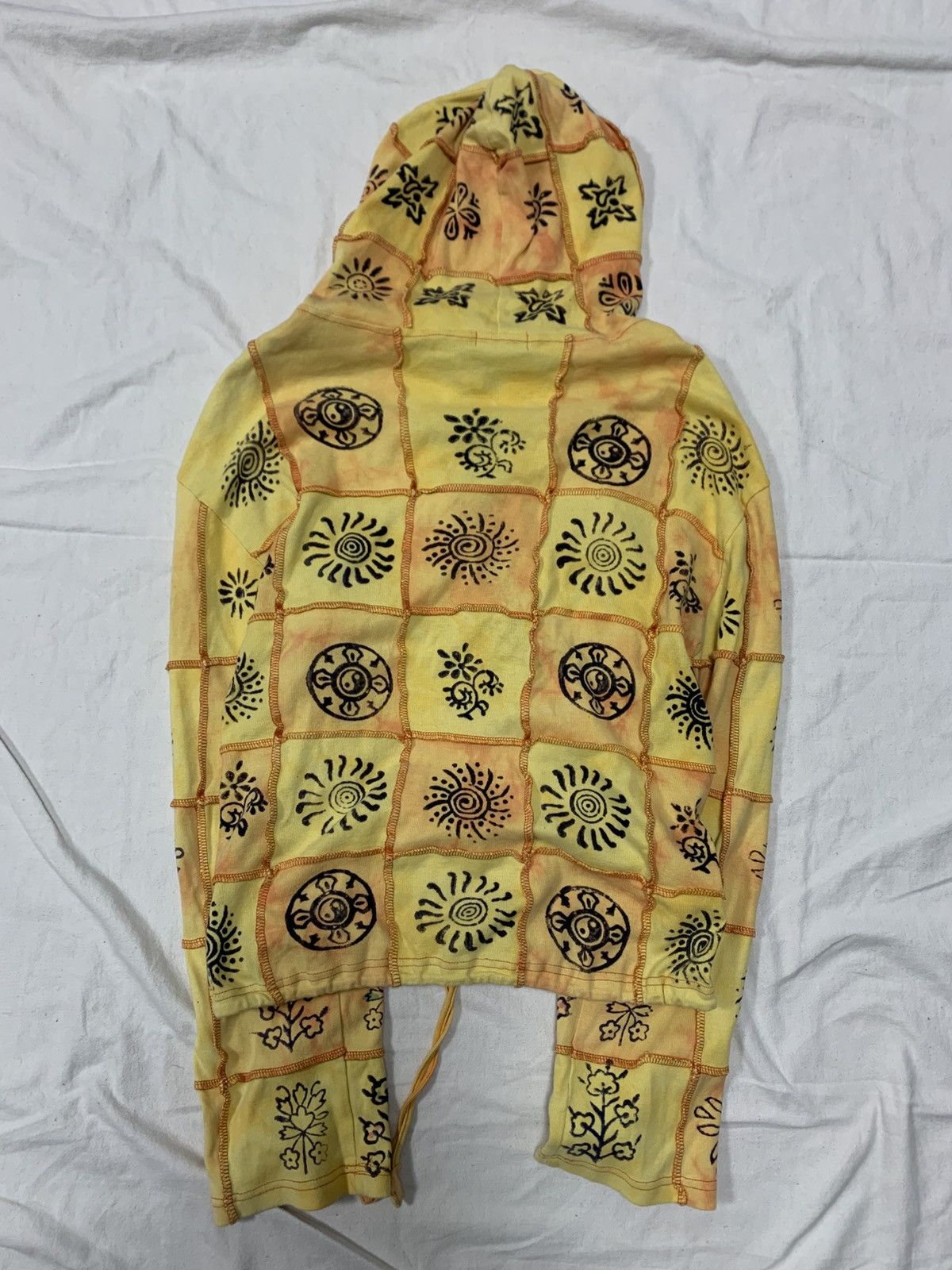 Japanese Brand × Vintage CROPPED VINTAGE Y2K FADED ZIP HOODIE JAPANESE DIESEL STYLE Size US XL / EU 56 / 4 - 12 Thumbnail