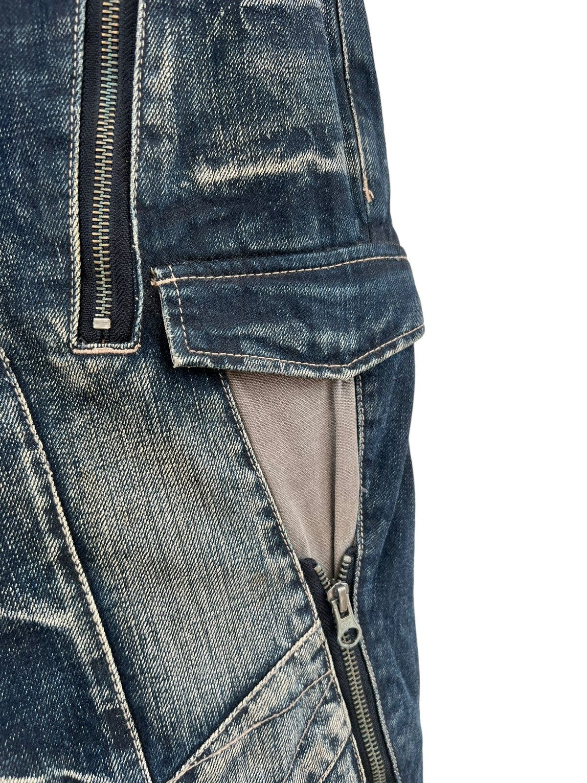 PPFM Vintage PPFM Bondage Denim Parachute Cargo Jeans Size US 32 / EU 48 - 11 Thumbnail