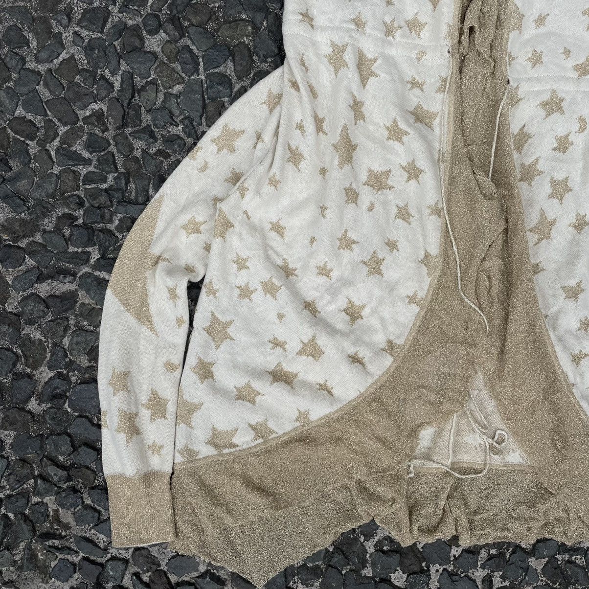 Tsumori Chisato Tsumori Chisato gold shimmer Knit Cardigan Size M / US 6-8 / IT 42-44 - 5 Thumbnail