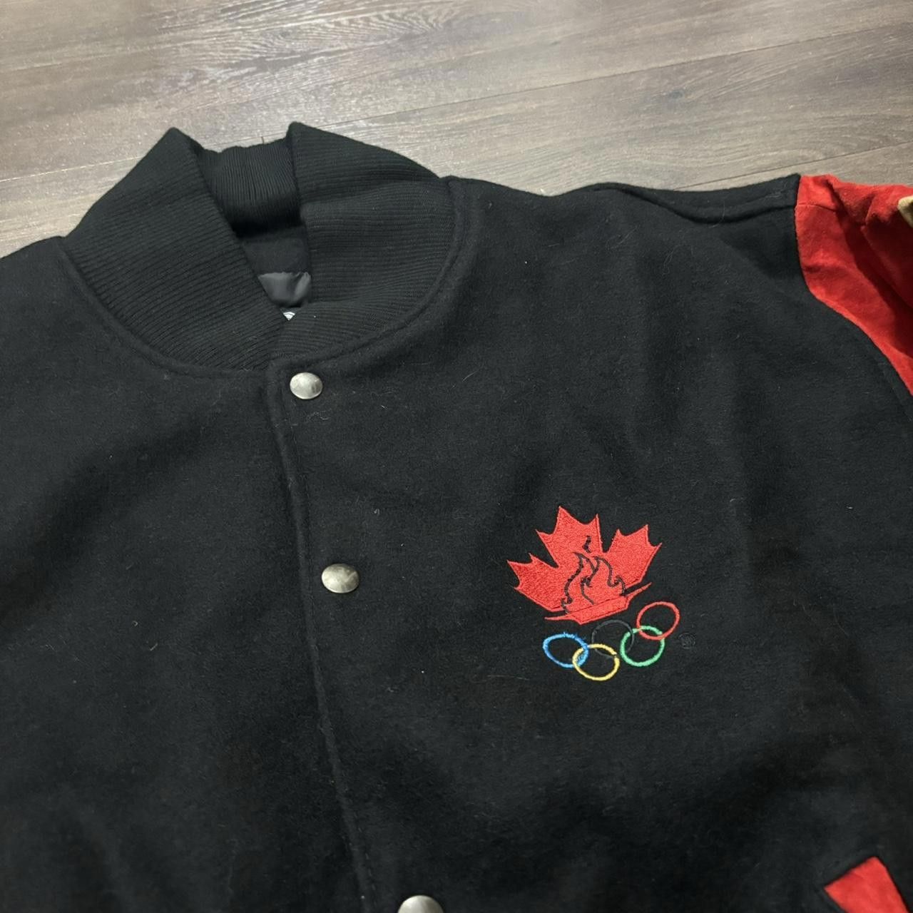 Designer Team Canada Olympics Coco Valley Wool Varsity Jacket 90s XL Size US XL / EU 56 / 4 - 1 Thumbnail