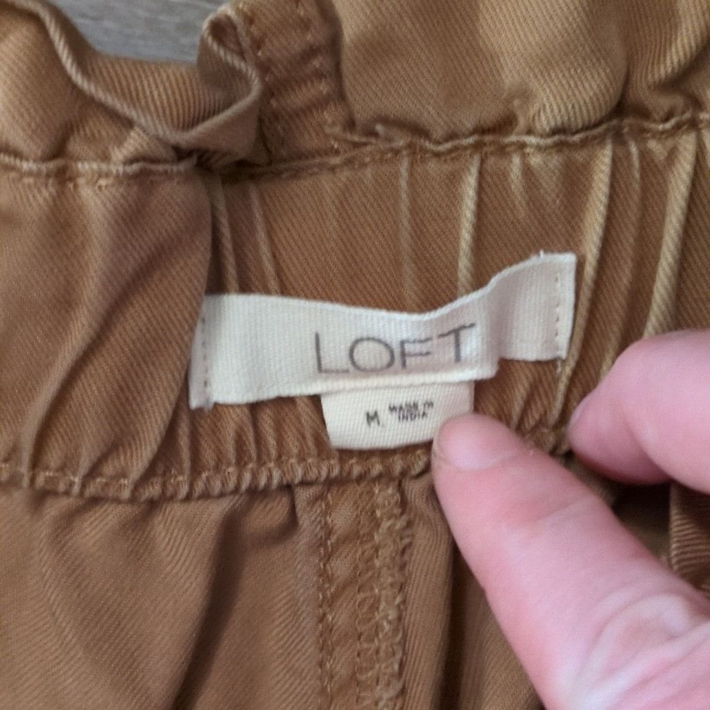 Loft Loft Tan Lyocell Pants Size Medium Size 29" - 4 Thumbnail