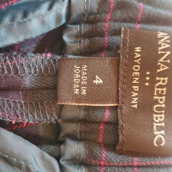 Banana Republic Banana Republic Hayden Tartan Lined Sz. 4 Pants Size 27" / US 4 / IT 40 - 7 Thumbnail