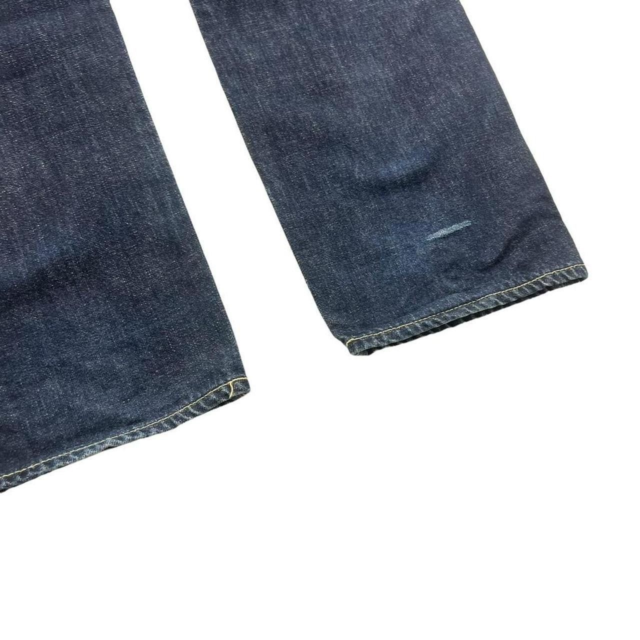 Stussy Vintage 2000s Yellow Stussy Spellout Jeans - Waist: 32” Size US 32 / EU 48 - 5 Thumbnail