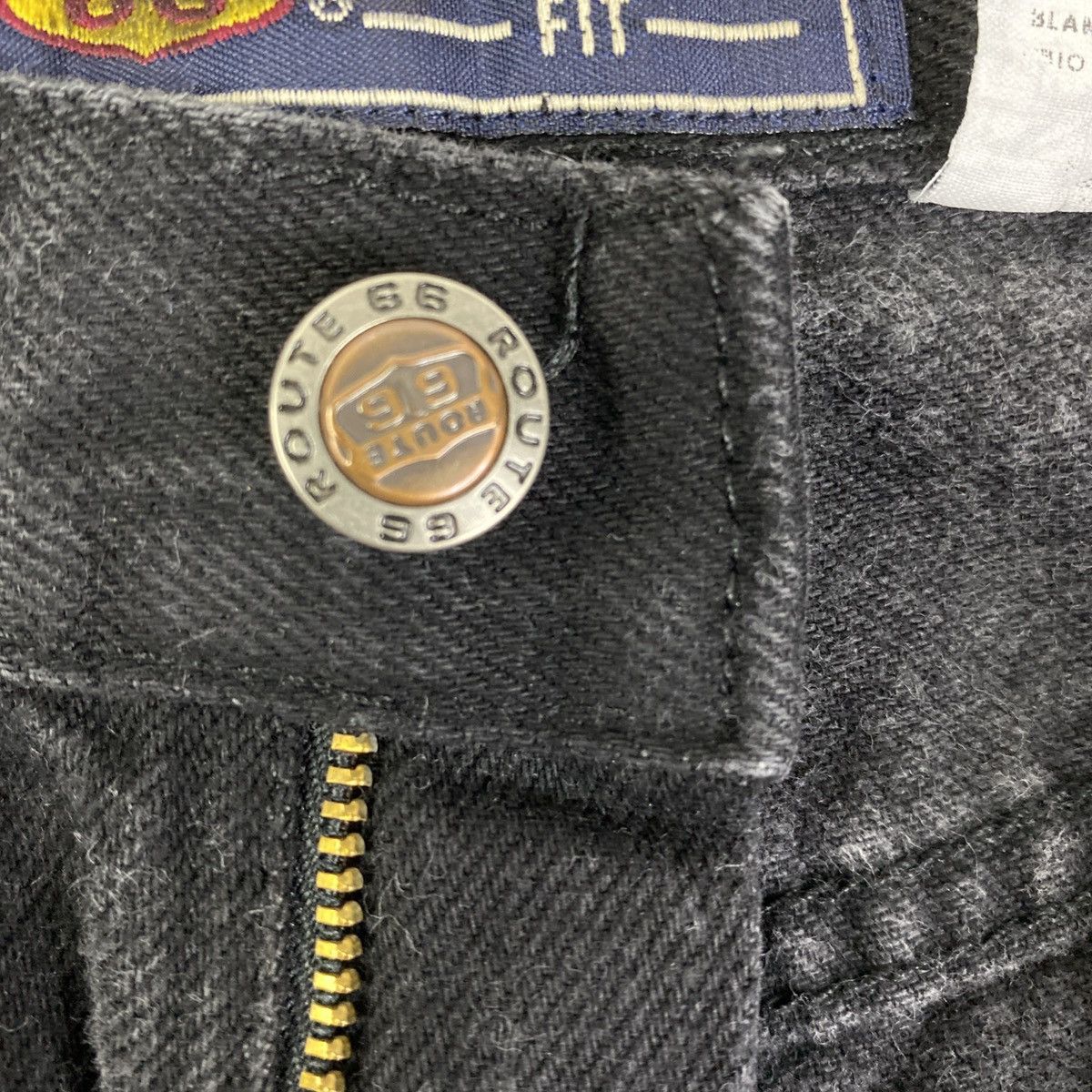 Route 66 Route 66 Jeans Womens Black Relaxed Fit *FLAW* GUC Size 34" / US 12 / IT 48 - 12 Thumbnail