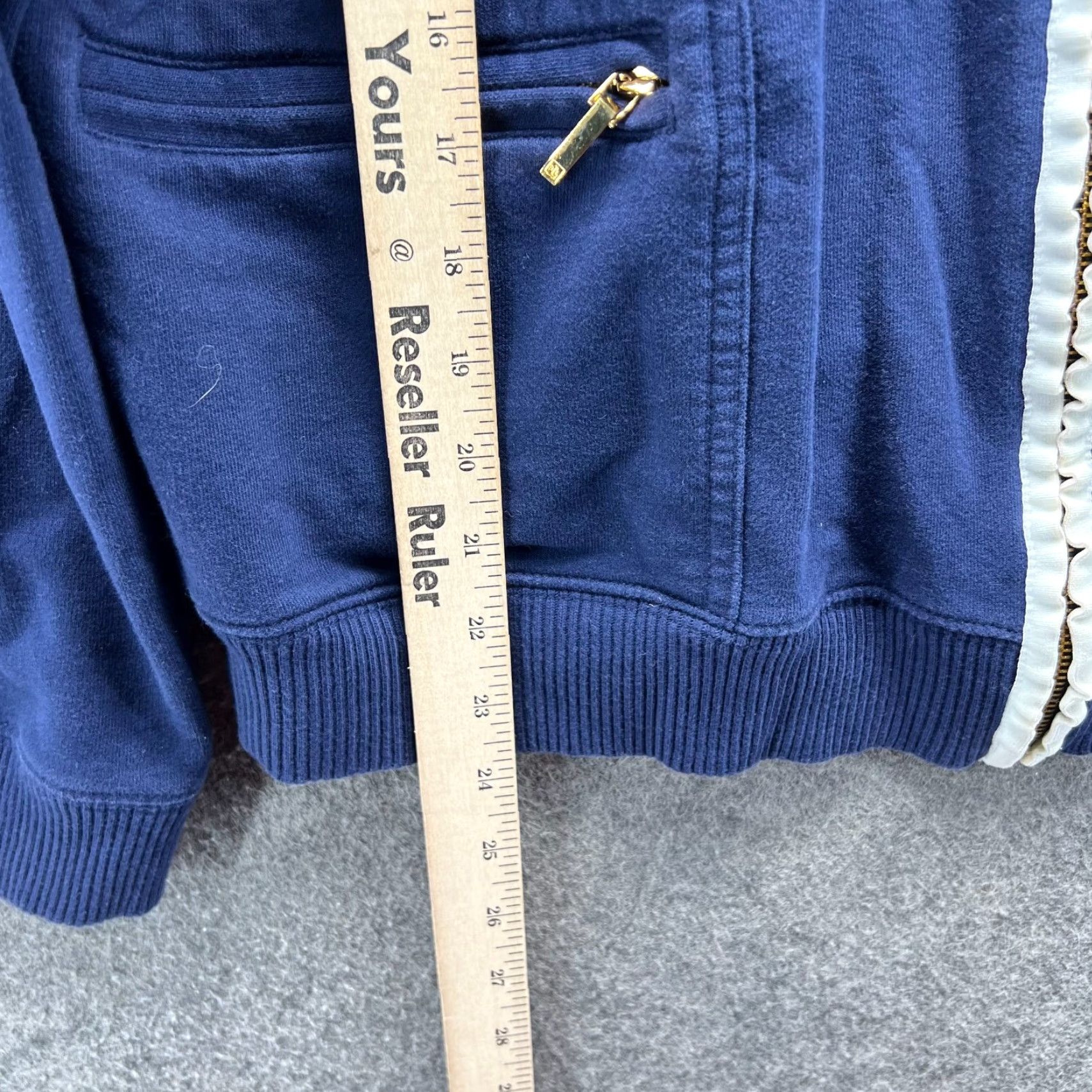Ralph Lauren VINTAGE Lauren Ralph Lauren Jacket Hoodie Womens XL Blue Full Zip Utility Sweatshirt LRL Women’s Hooded Pockets Fleece Size XL / US 12-14 / IT 48-50 - 5 Thumbnail