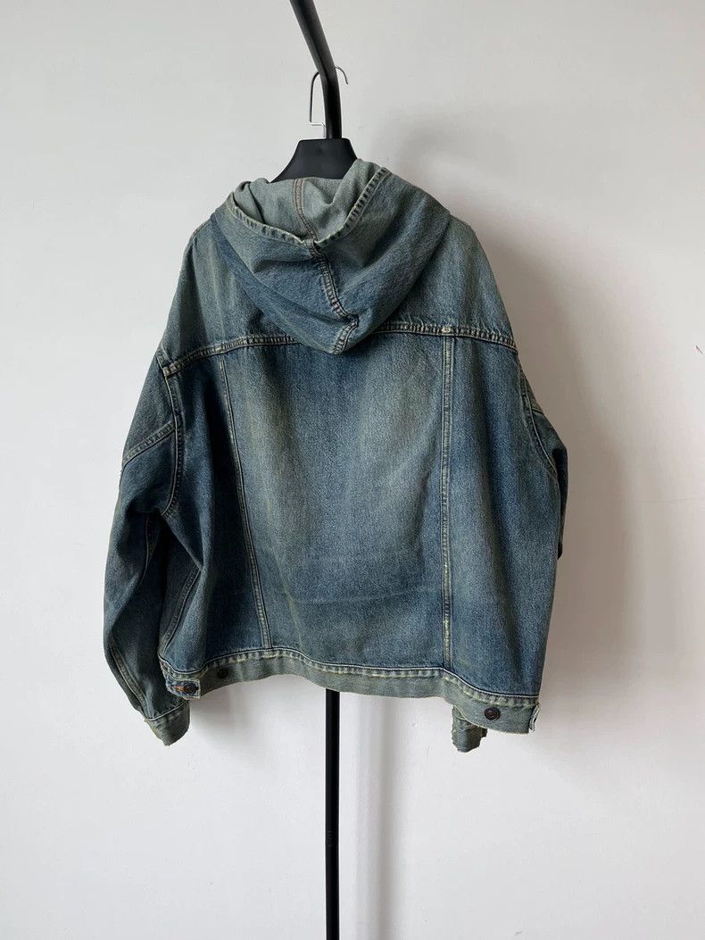 Balenciaga Balenciaga size 1 Denim long sleeve pullover hooded jacket Size US XS / EU 42 / 0 - 2 Thumbnail
