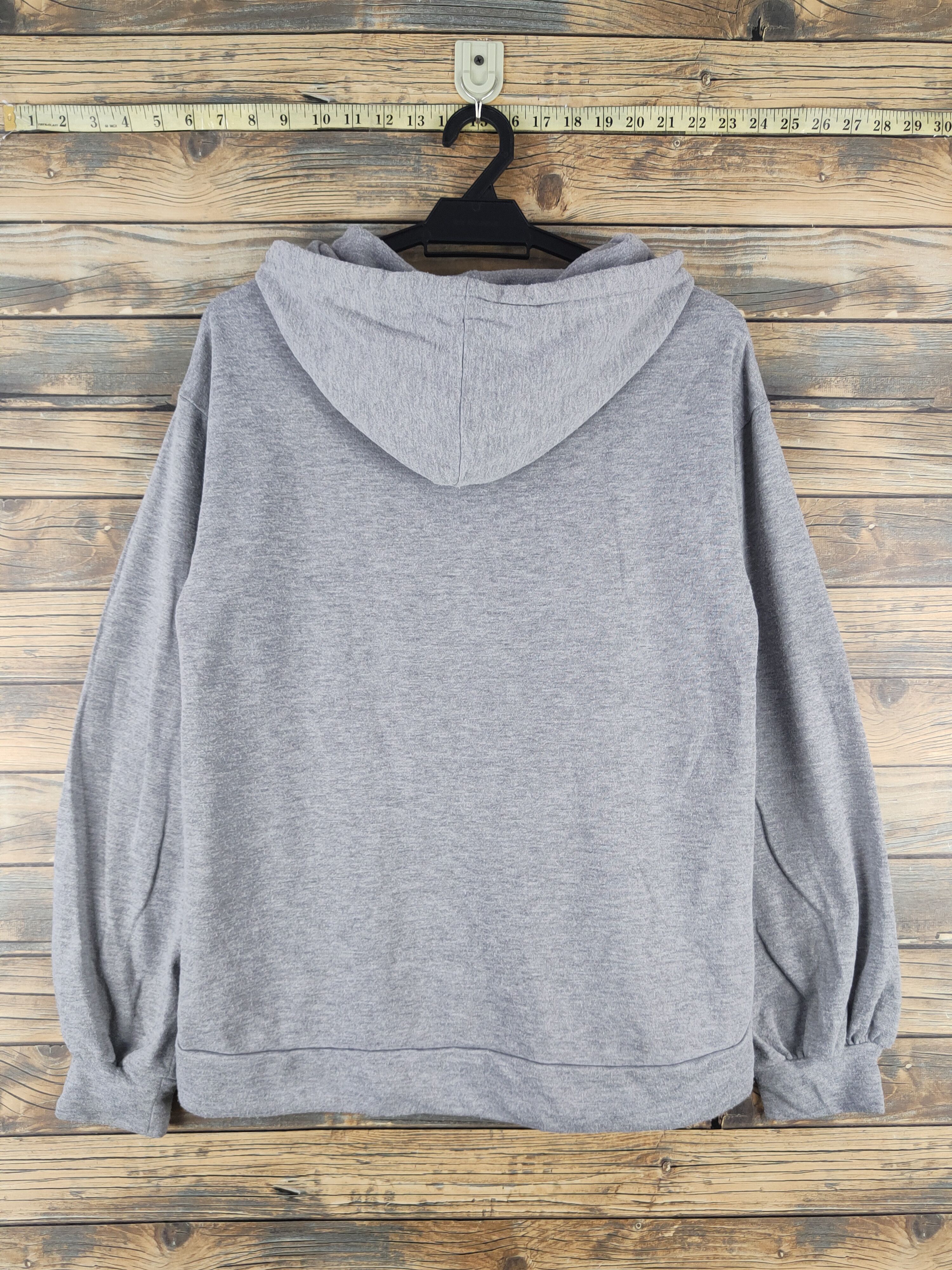Japanese Brand DL Plymtone Gray Hoodie Sweatshirts #2729 Size M / US 6-8 / IT 42-44 - 8 Thumbnail