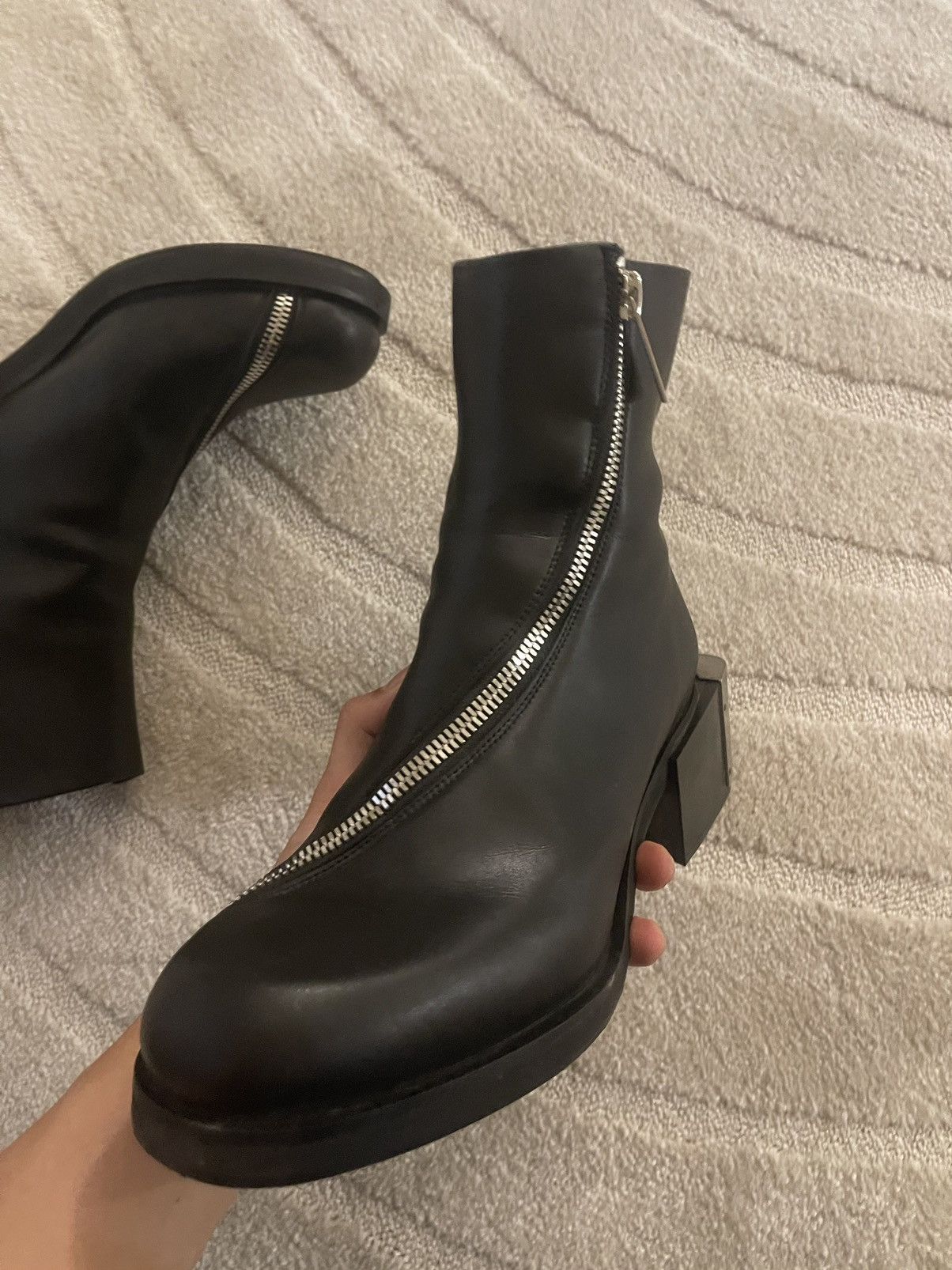 image of New Gmbh Riding Leather Boots in Black, Men's (Size 10)