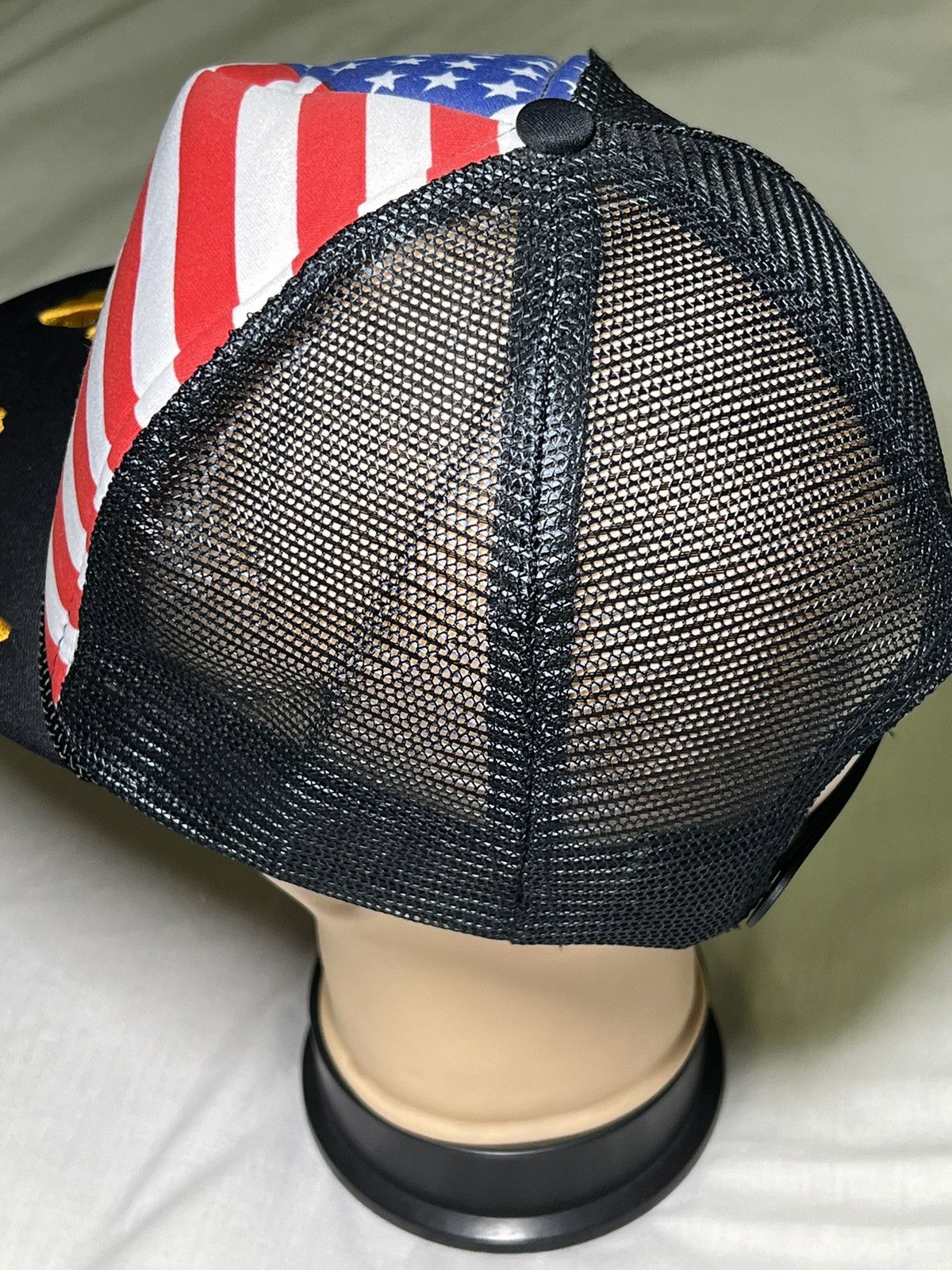 Vintage Vintage American Trucker Hat Y2K Cap USA SNAPBACK Size ONE SIZE - 4 Thumbnail