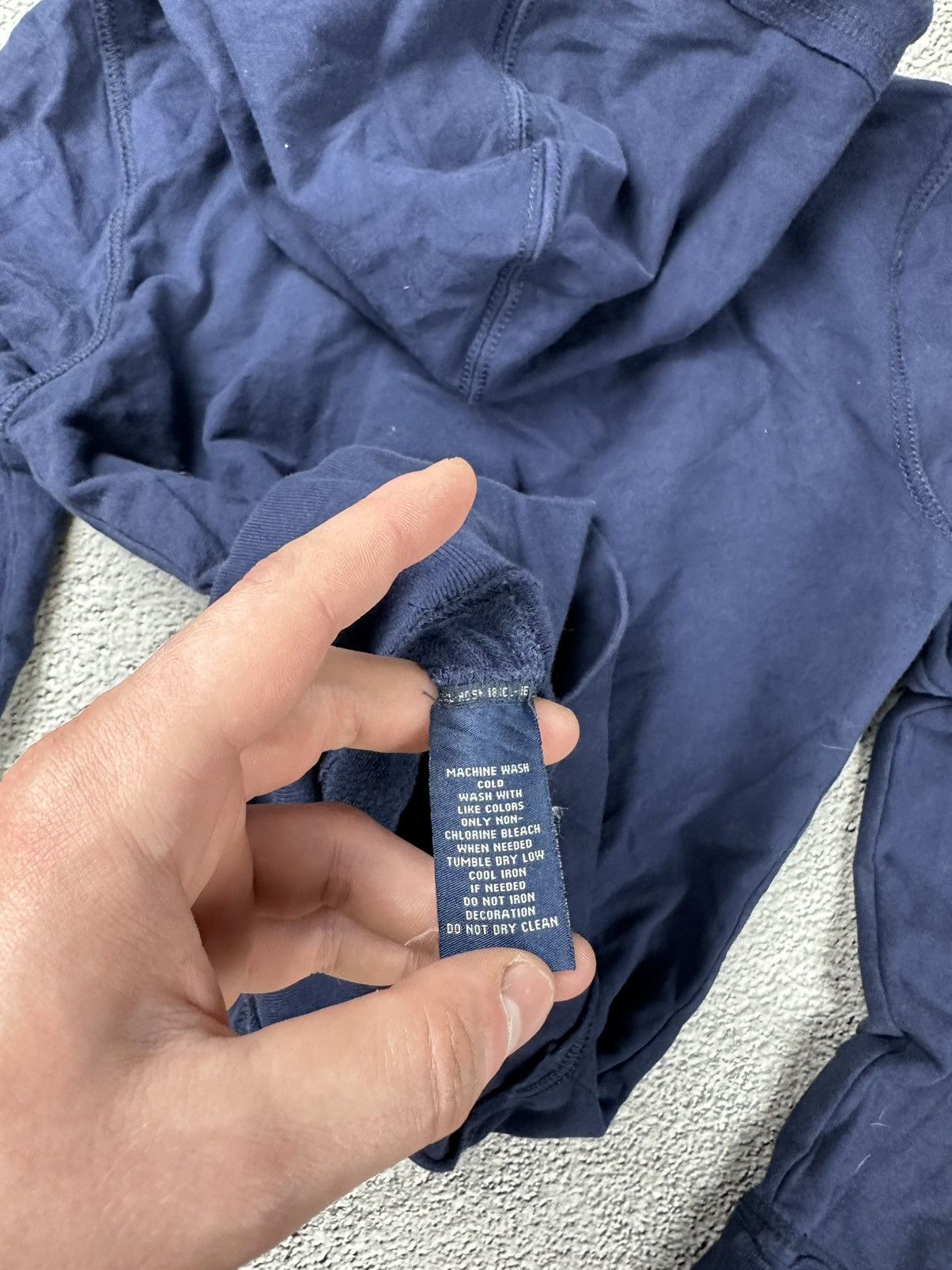 RRL Ralph Lauren Vintage Polo Jeans Company Ralph Lauren Hoodie Big Flag Y2K Size S / US 4 / IT 40 - 10 Thumbnail