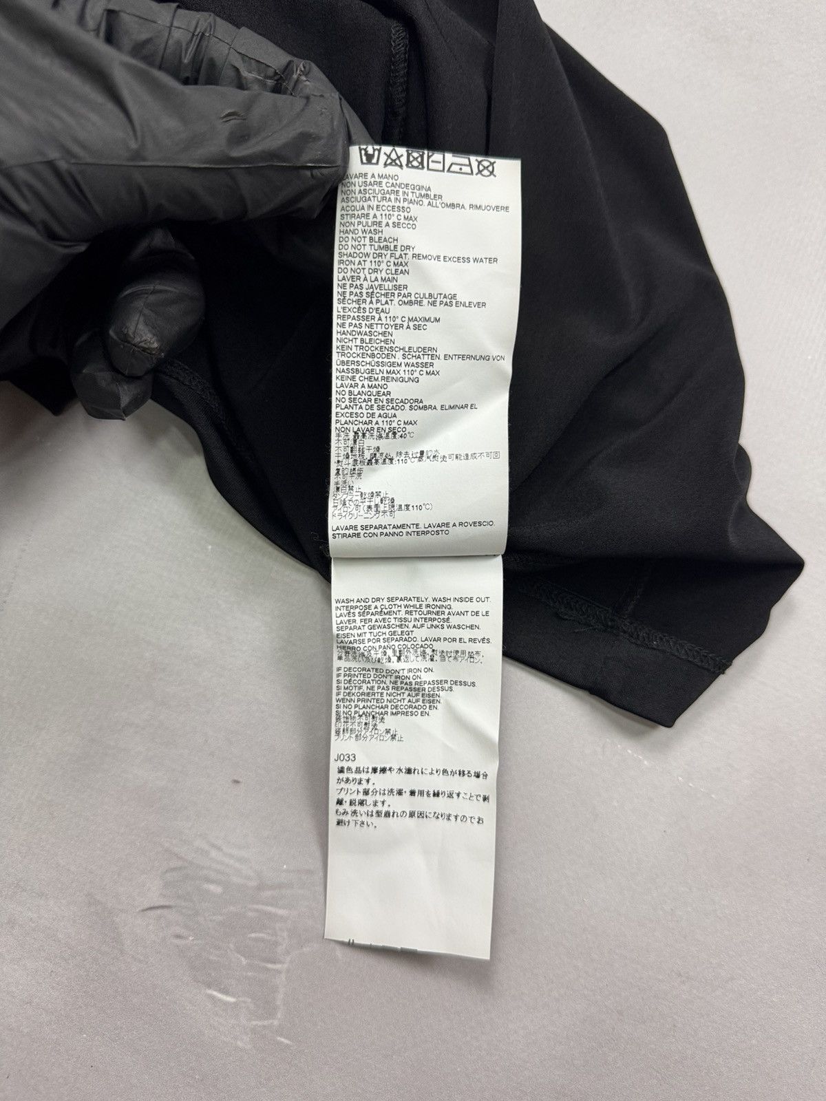 MM6 × Maison Margiela Mm6 Maison Margiela Construction Tee(Black/M) Size US M / EU 48-50 / 2 - 9 Thumbnail
