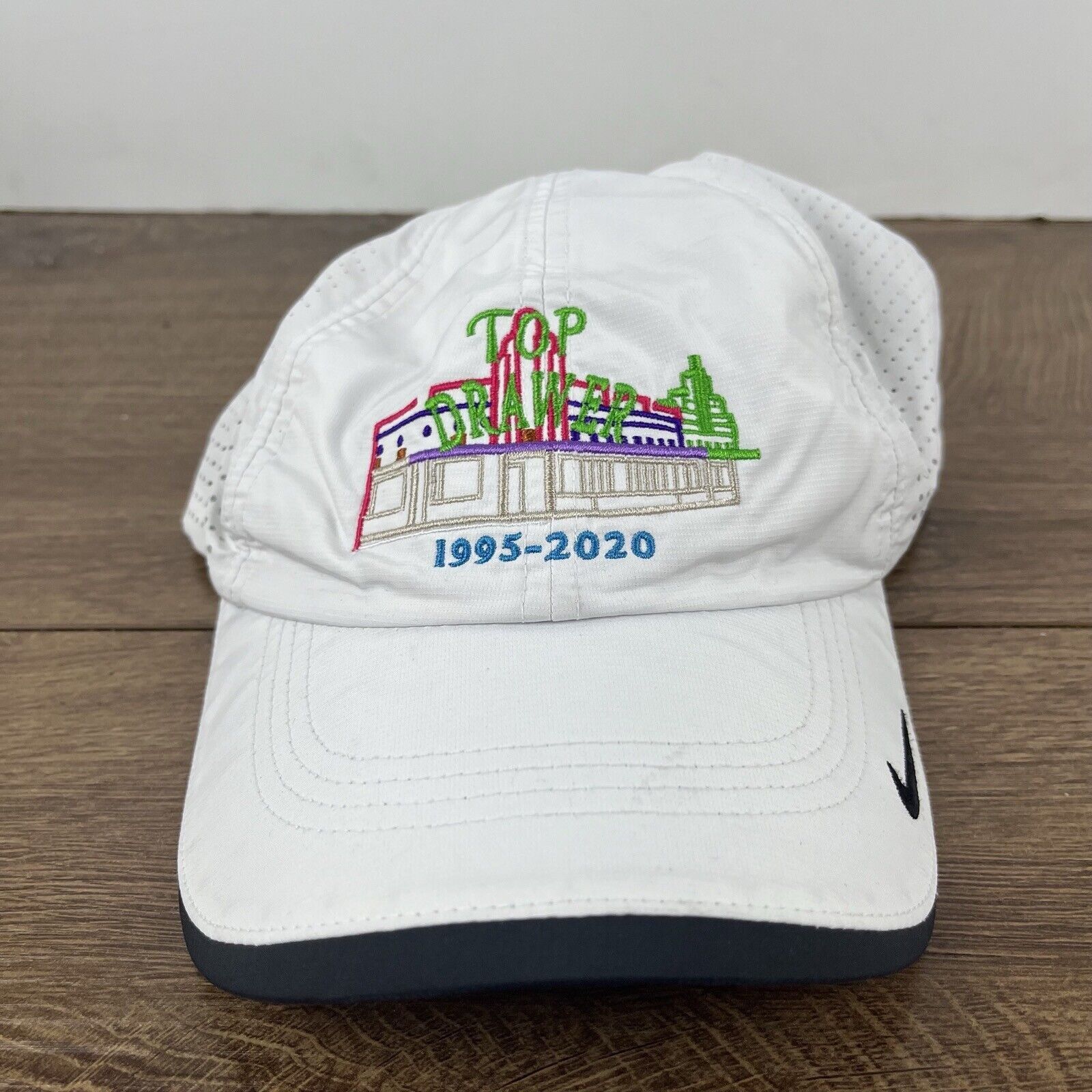 Nike Top Drawer Hat Nike 1995 2020 Hat White Adjustable Hat White Size ONE SIZE - 5 Thumbnail