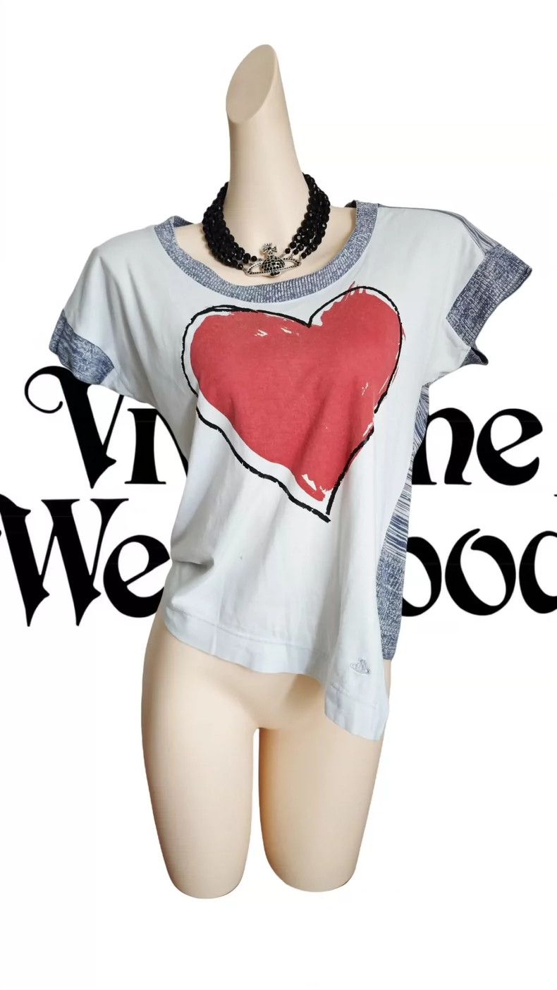 Vivienne Westwood Vivienne Westwood Love Grey T-shirt Size M / US 6-8 / IT 42-44 - 1 Thumbnail
