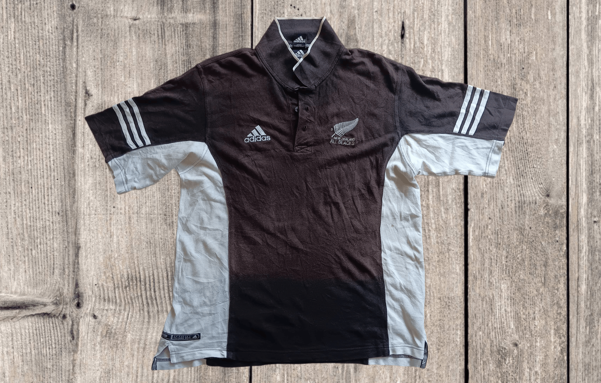 Adidas New Zealand All Black Vintage Polo