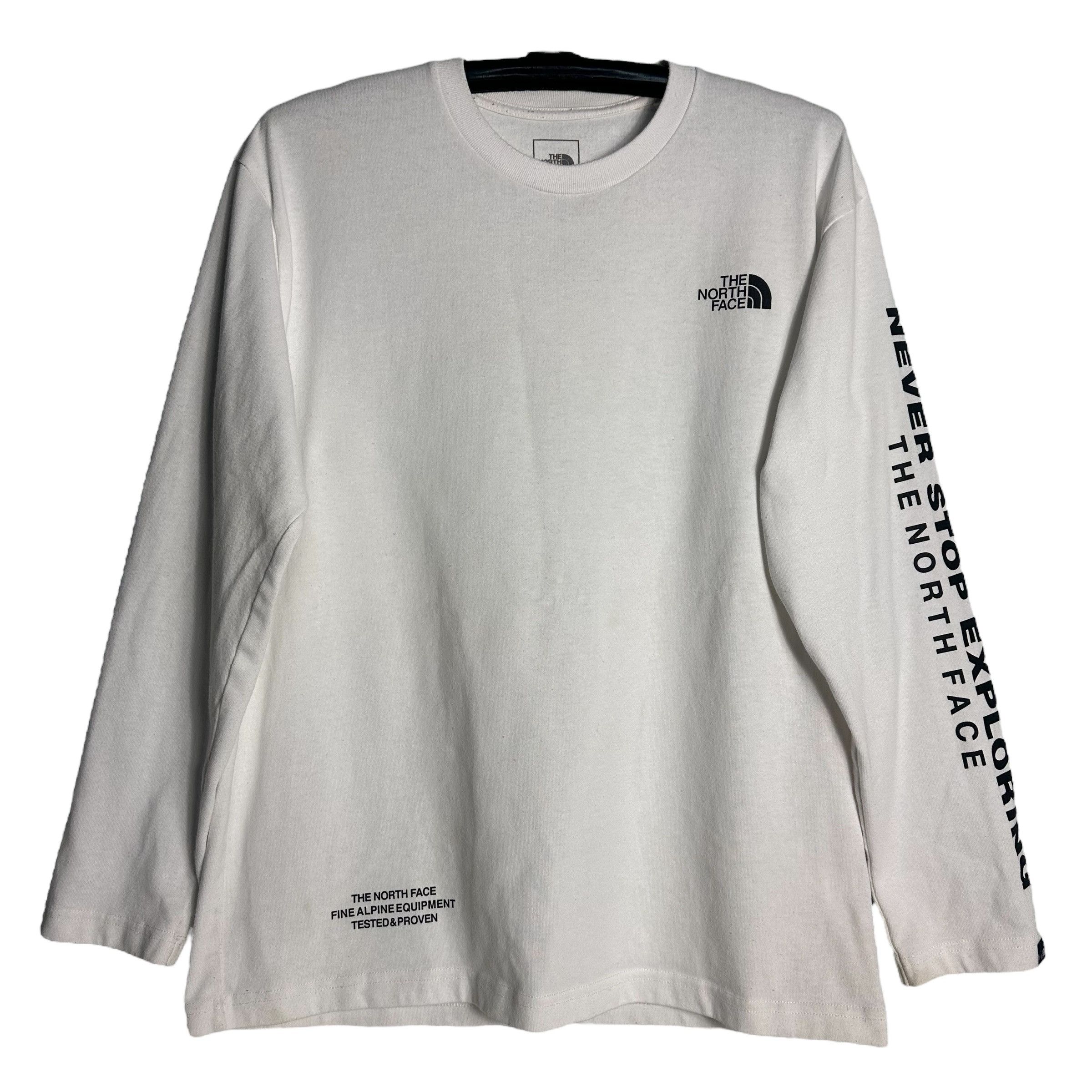 The North Face 🔥RARE🔥The North Face Spell Out L/Sleeve T-shirt Size US L / EU 52-54 / 3 - 1 Thumbnail