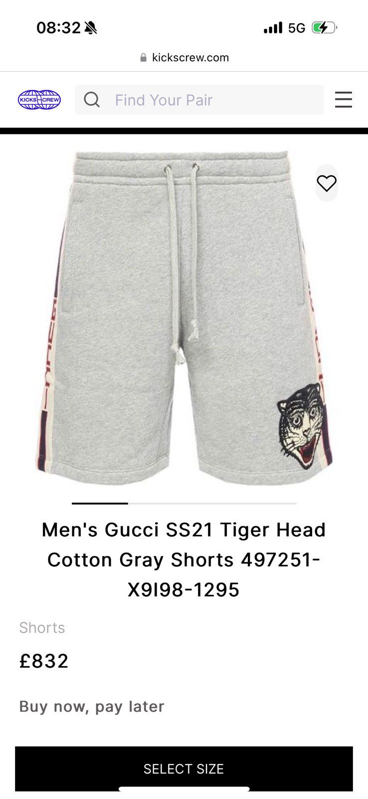 Gucci GUCCI SHORTS study REAL TAPE MEASUREMENTS IN PHOTOS Size US 31 - 2 Thumbnail