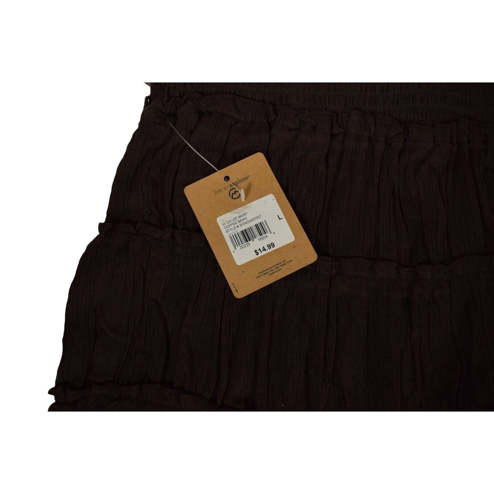 Other Magellan Outdoors Misses Size Large Drawstring Tiered Skirt Size 36" / US 14 / IT 50 - 4 Thumbnail