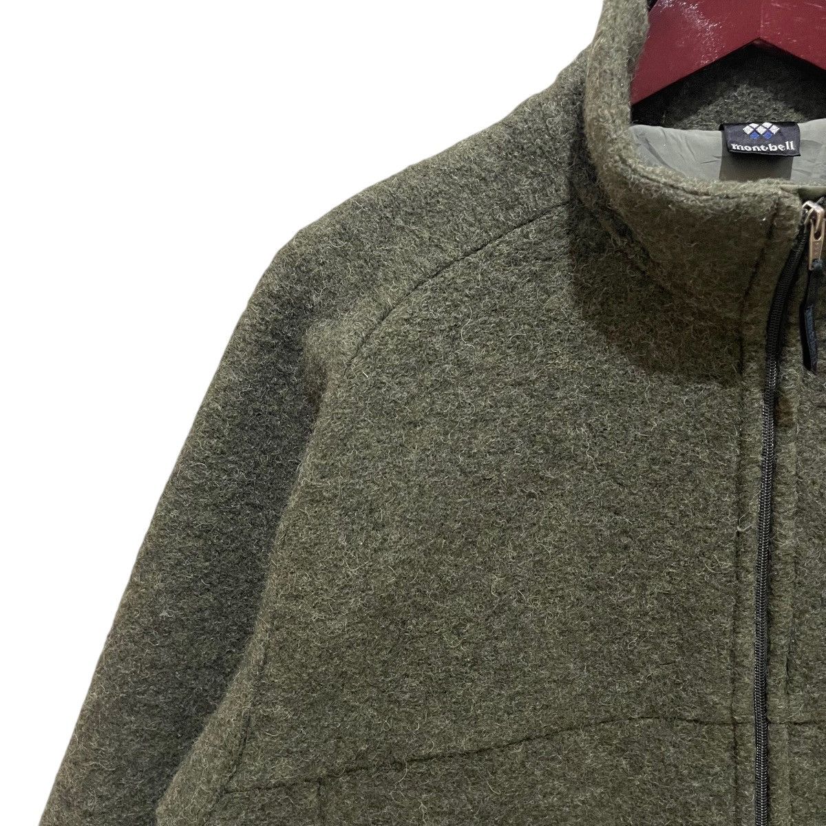 Montbell × Vintage Vintage Mont Bell Wool Zipper Outdoor Jacket Size US L / EU 52-54 / 3 - 4 Thumbnail